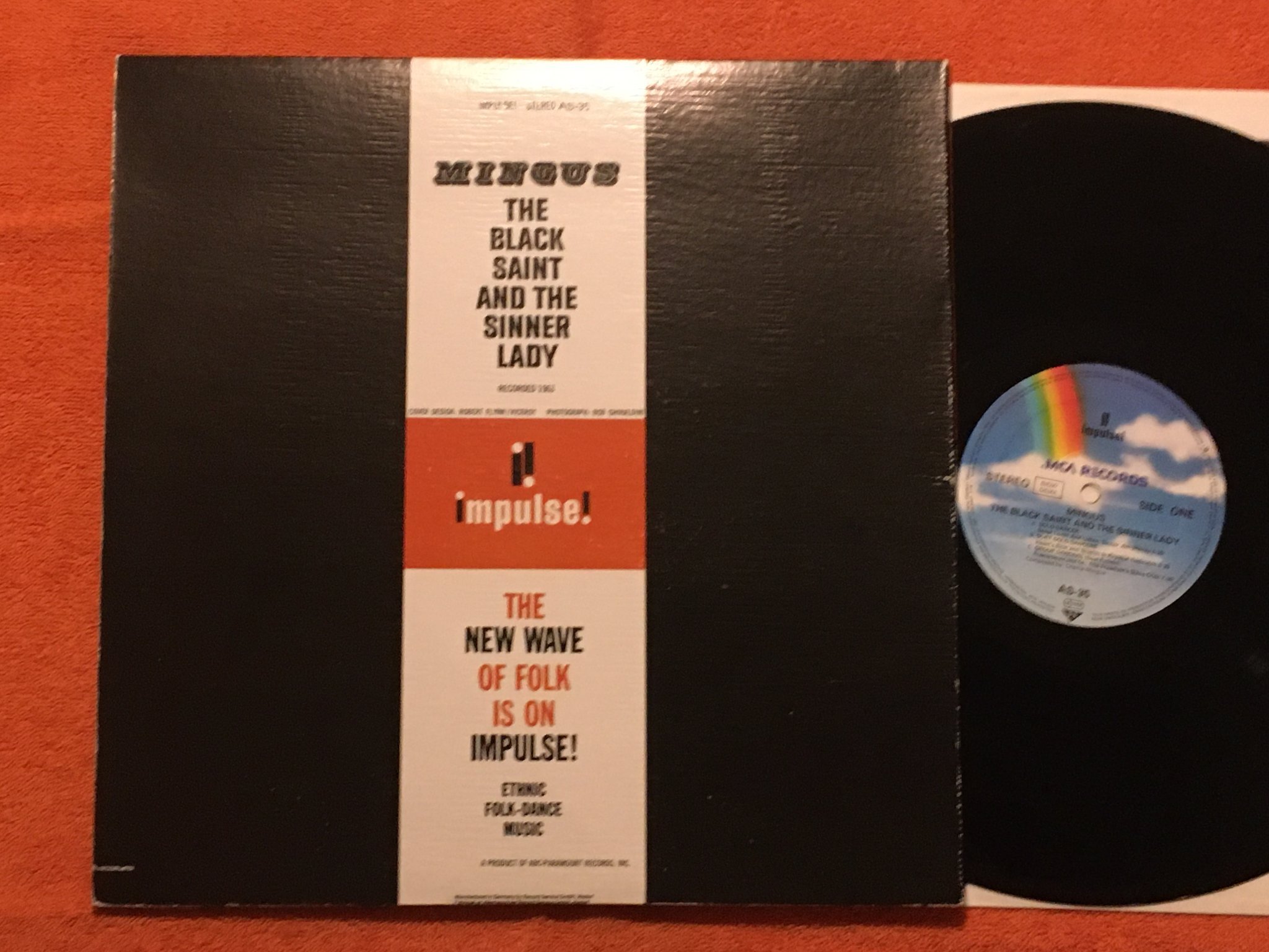 Omslagsbild för skivan MINGUS The Black Saint And The Sinner Lady LP Ger MCA AS-35 