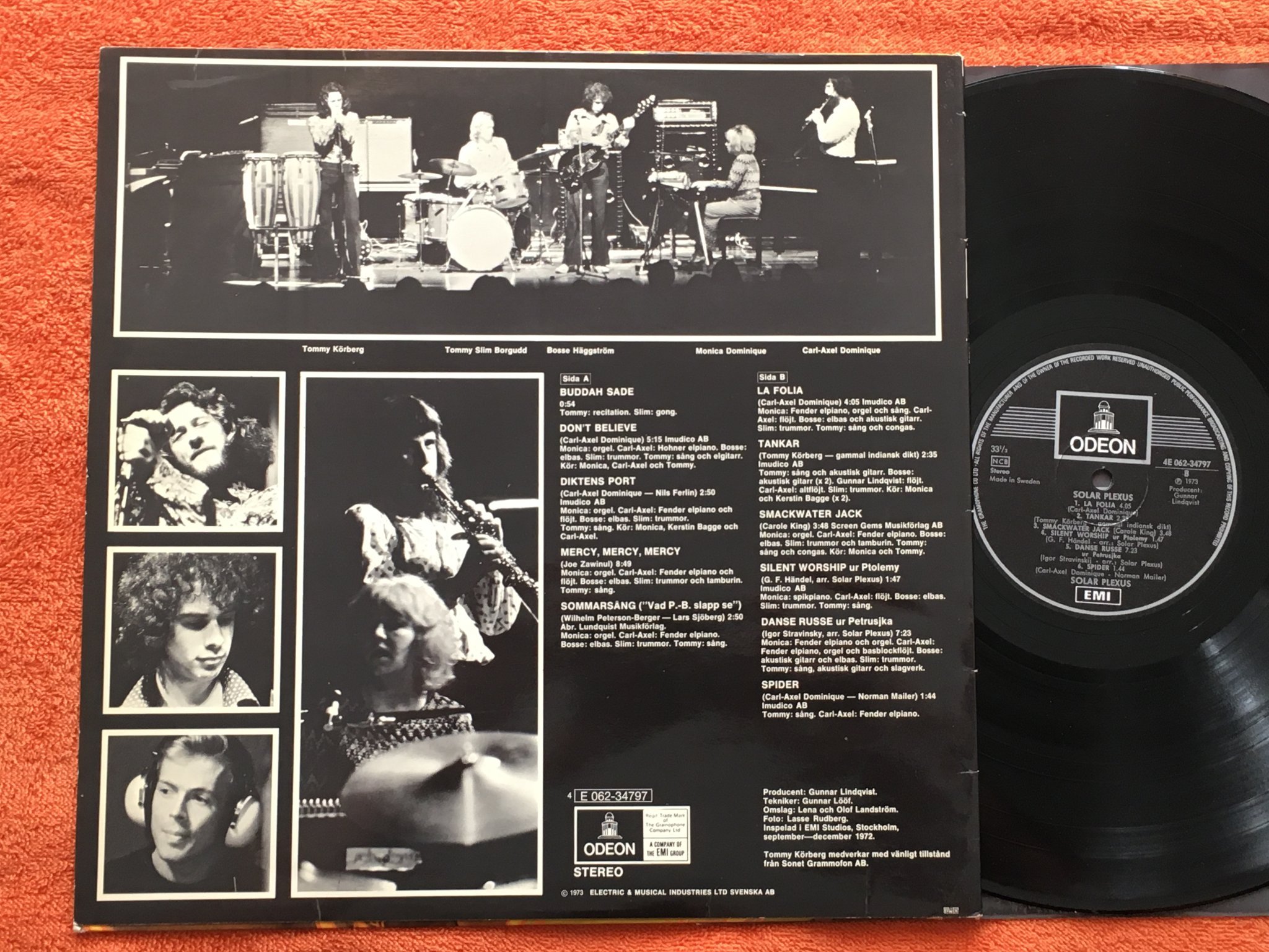 Omslagsbild för skivan SOLAR PLEXUS 2 LP -73 Swe ODEON 4E 062-34797