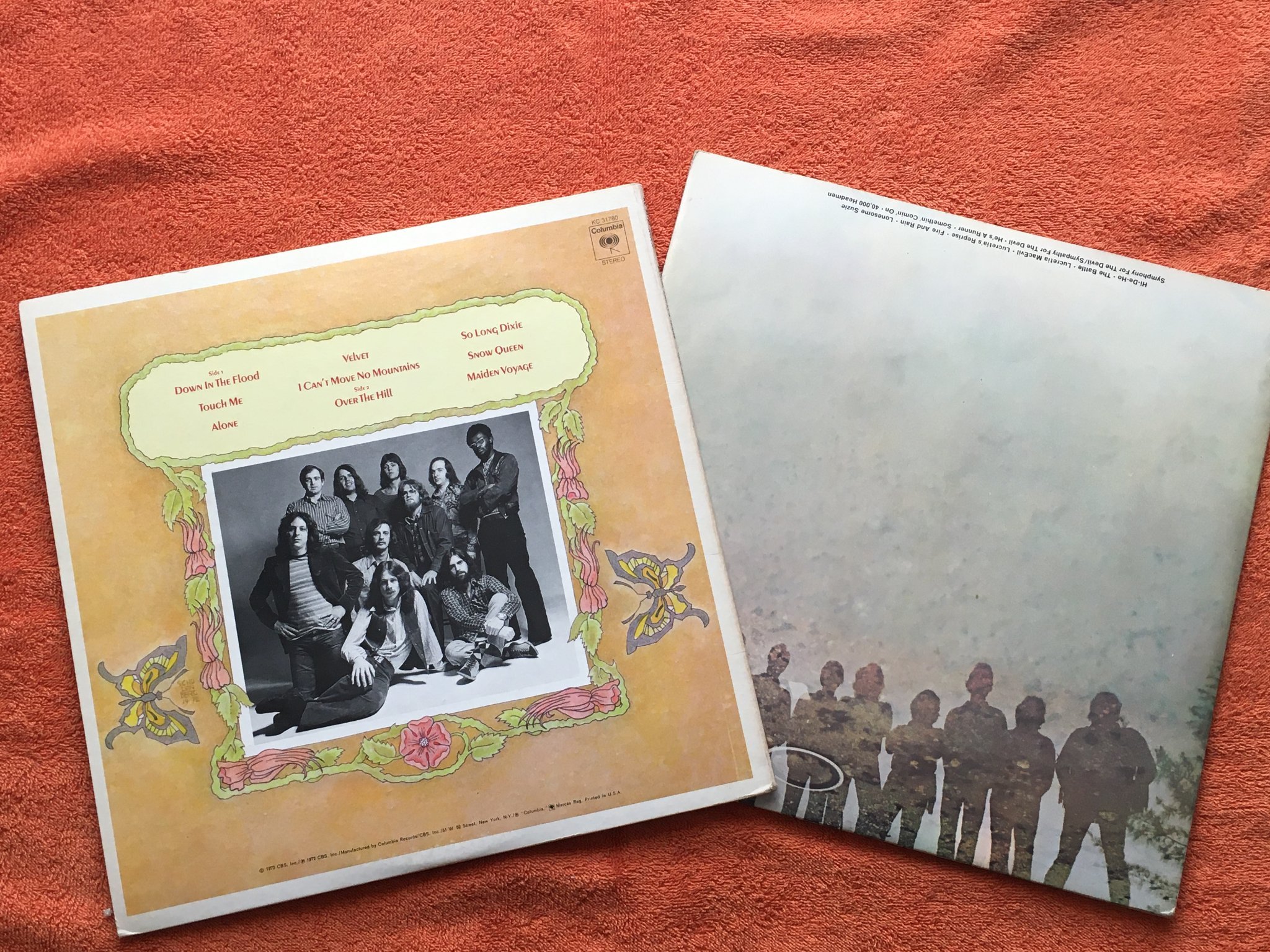 Omslagsbild för skivan 2st BLOOD SWEAT & TEARS album SE BILD!