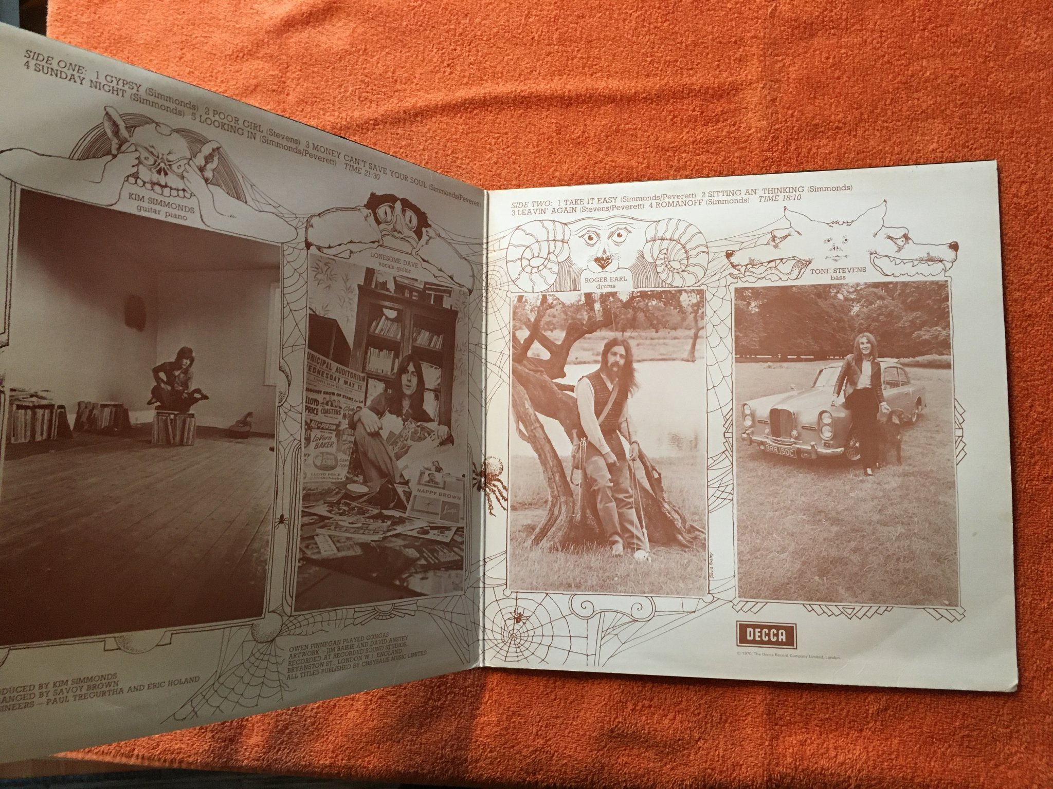 Omslagsbild för skivan SAVOY BROWN looking in LP -70 UK DECCA SKL 5066 