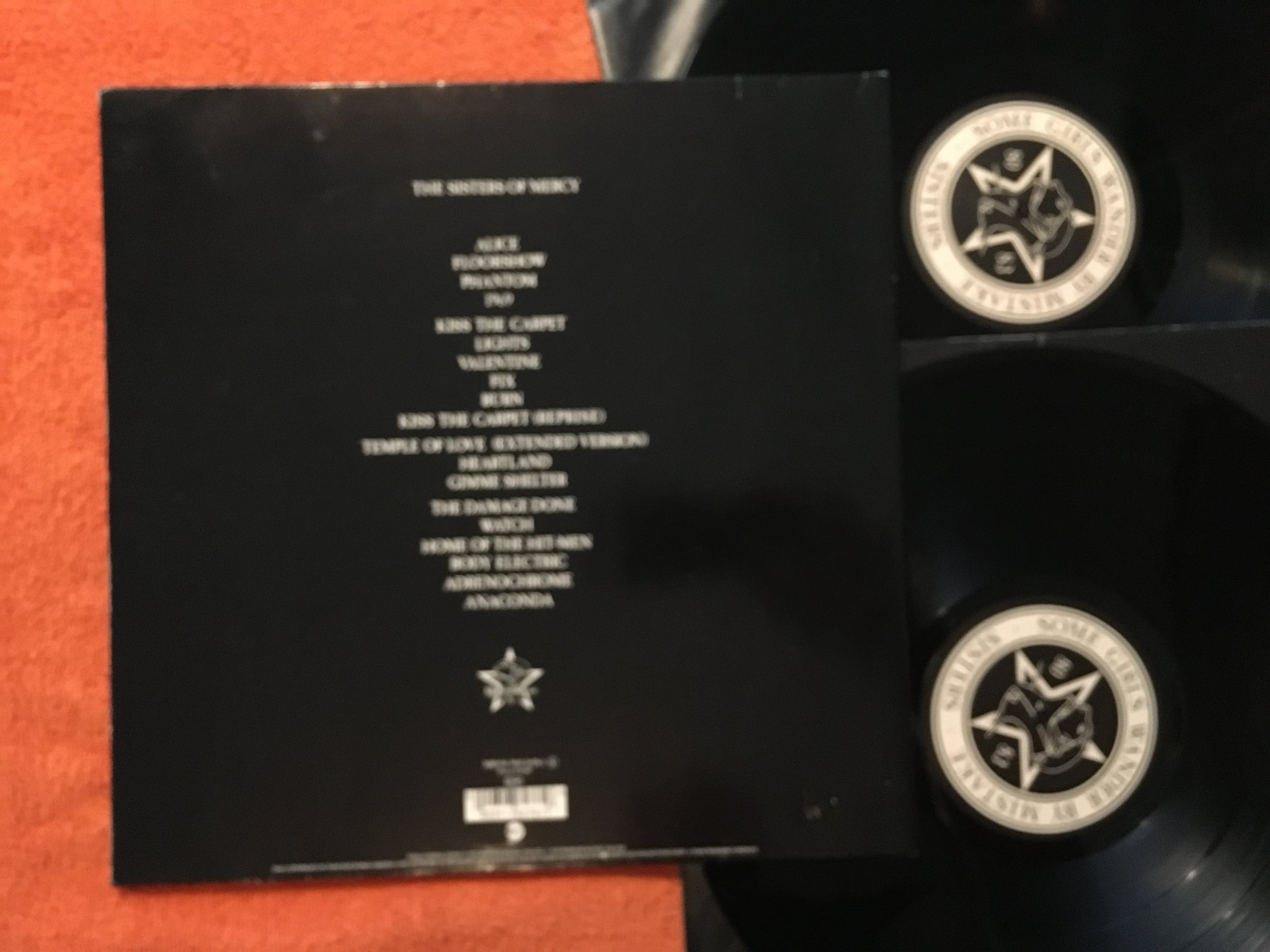 Omslagsbild för skivan SISTERS OF MERCY Some Girls Wander By Mistake 2xLP -92 EASTWEST 9031-76476-1