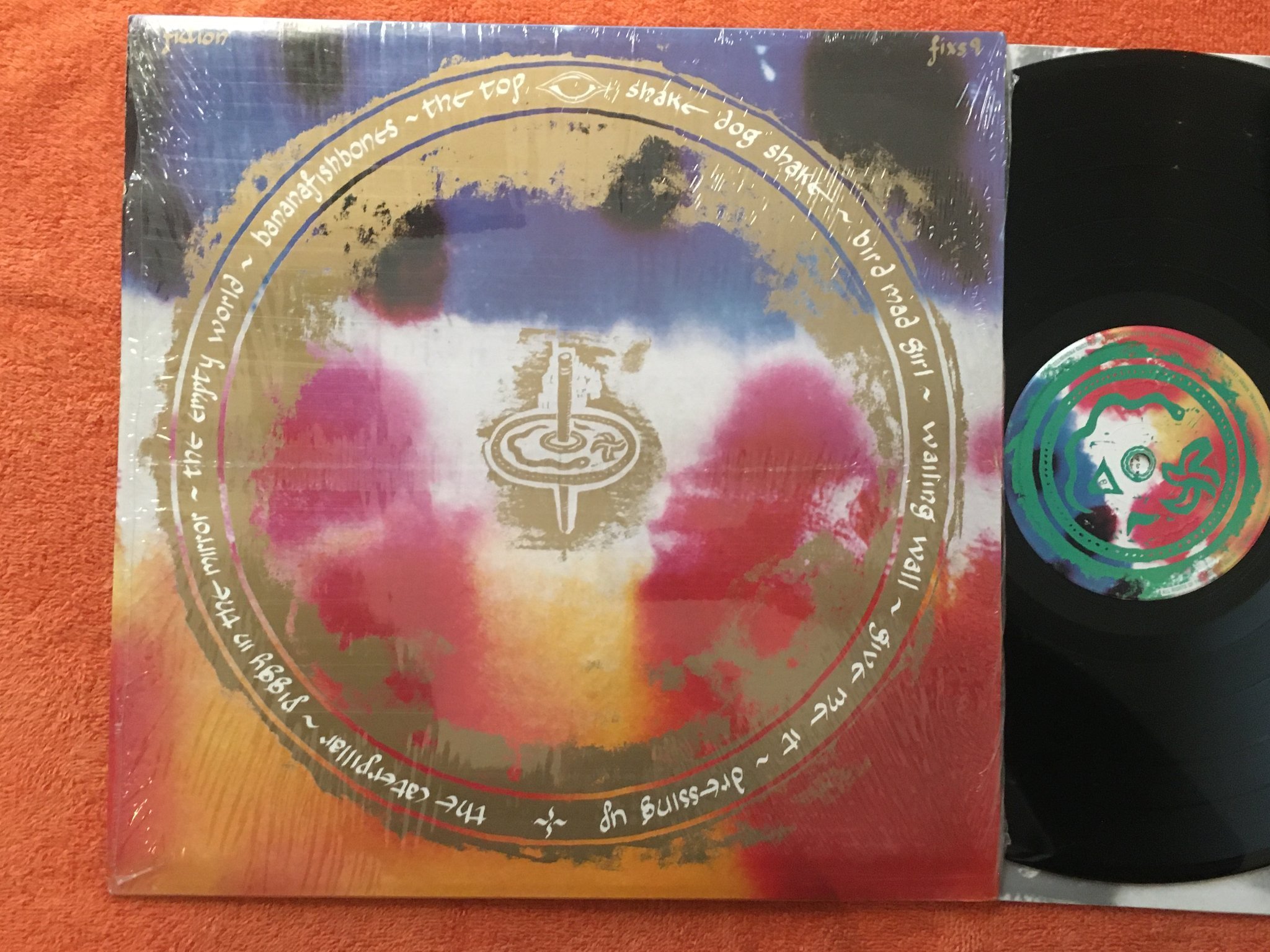 Omslagsbild för skivan THE CURE the top LP -84 FICTION  fixs9 