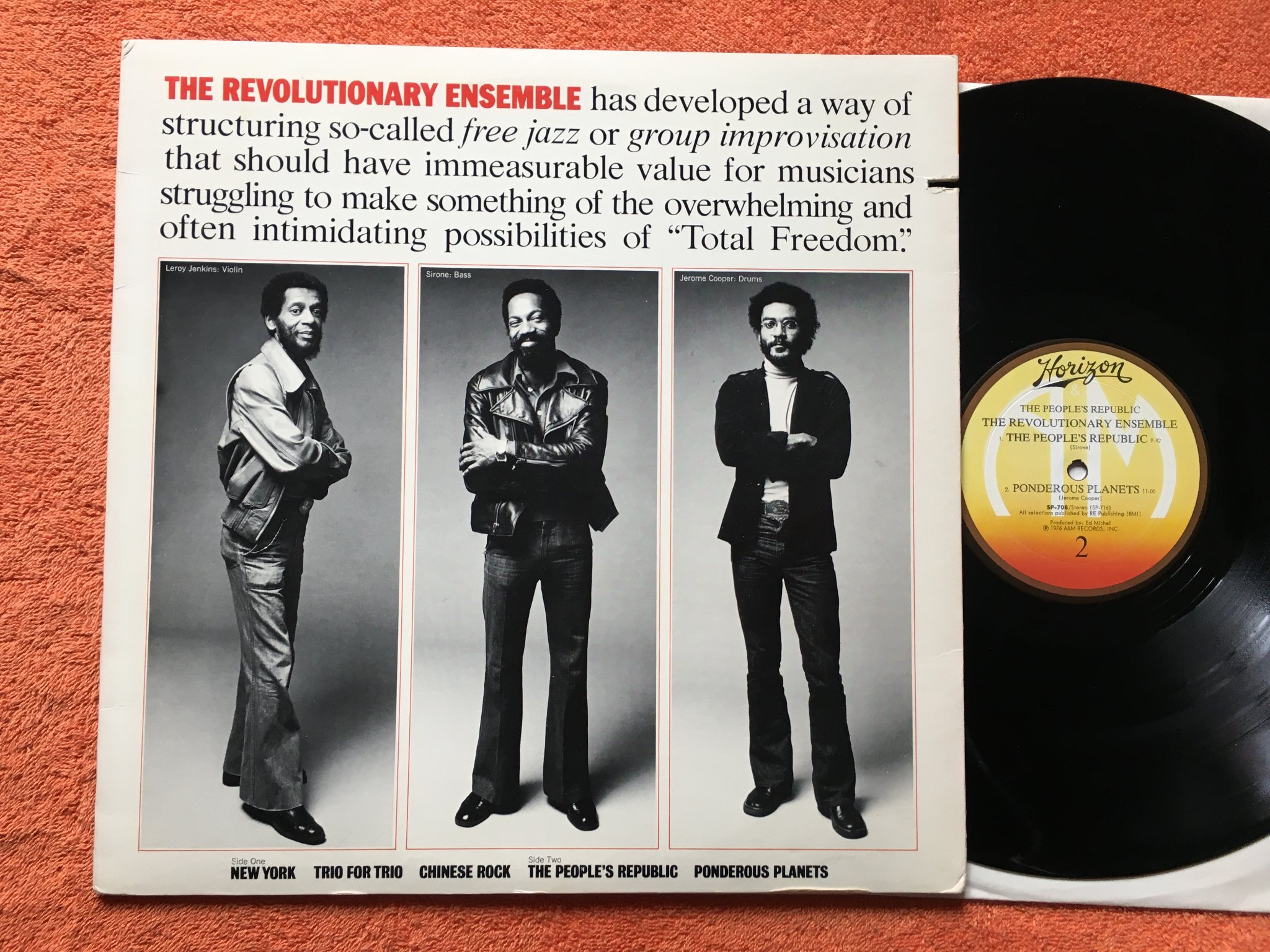 Omslagsbild för skivan THE REVOLUTIONARY REPUBLIC the peoples republic LP -76 US A&M SP-708