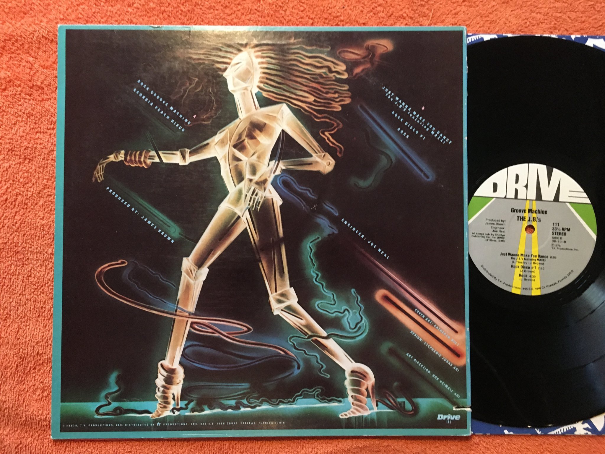 Omslagsbild för skivan THE JB'S groove machine LP -79 US DRIVE DR 111 funk