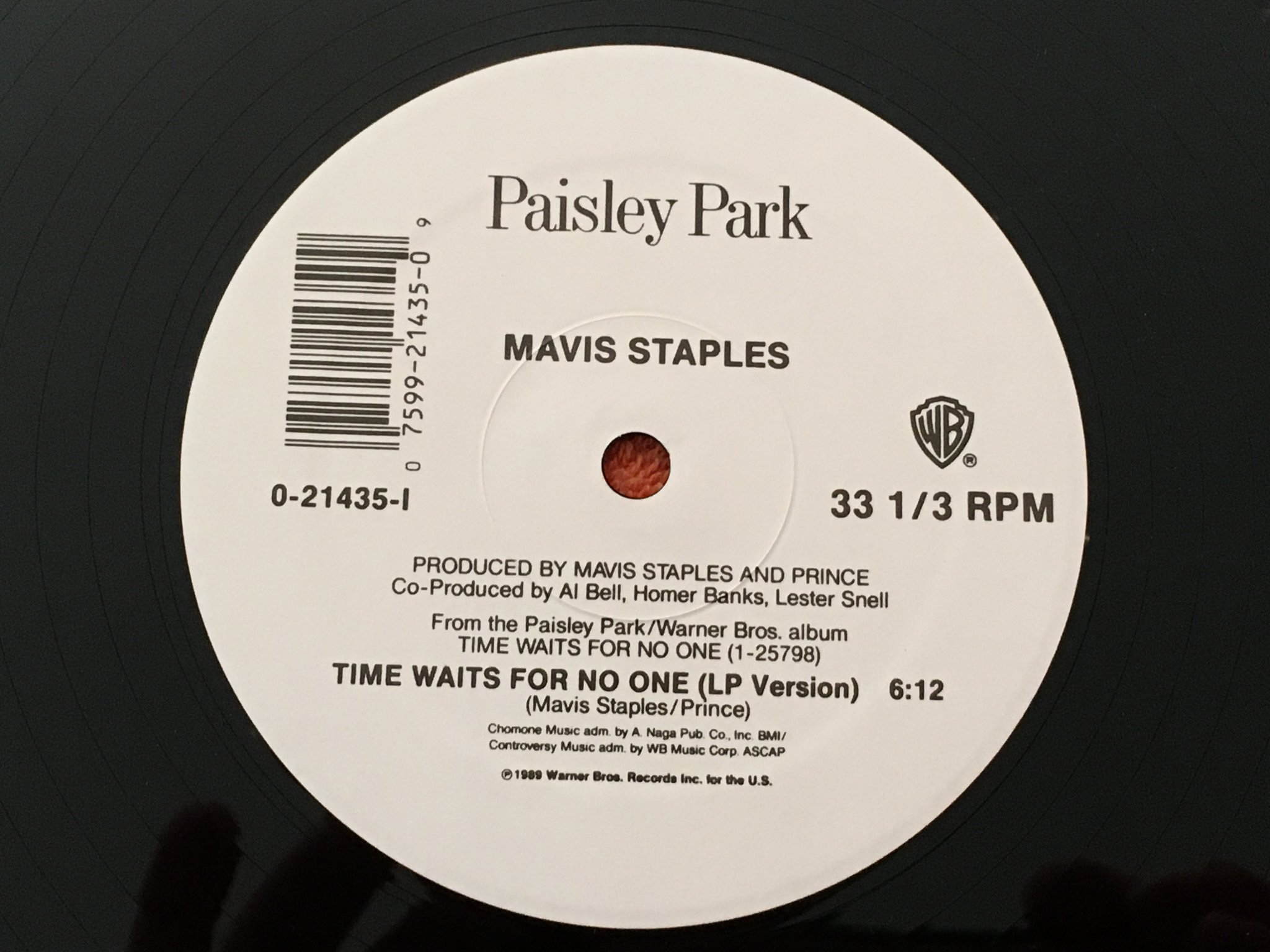 Omslagsbild för skivan MAVIS STAPLES jaguar 12"tolva US PAISLEY PARK 0-21435-II mega rare ( PRINCE )