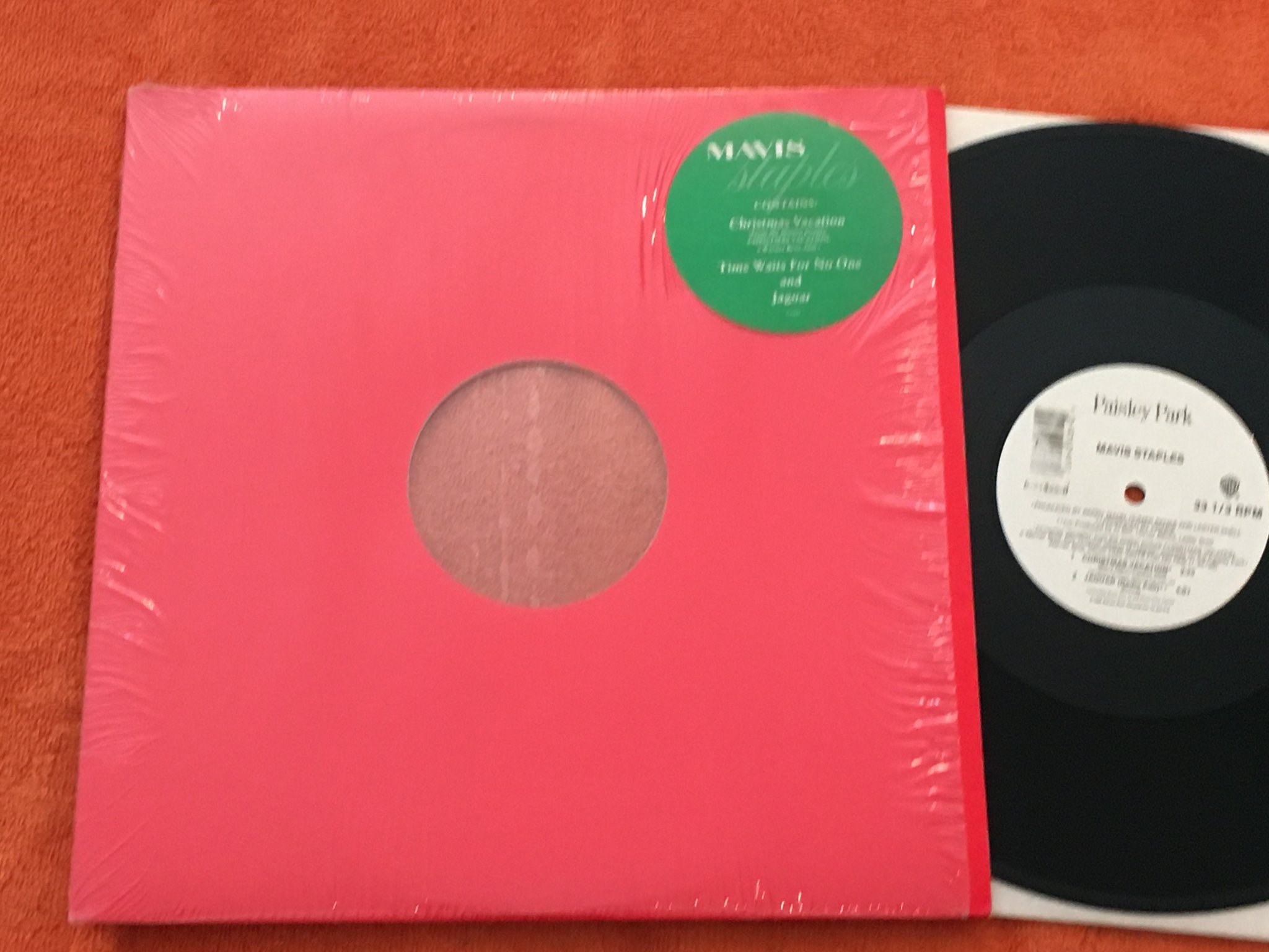 Omslagsbild för skivan MAVIS STAPLES jaguar 12"tolva US PAISLEY PARK 0-21435-II mega rare ( PRINCE )