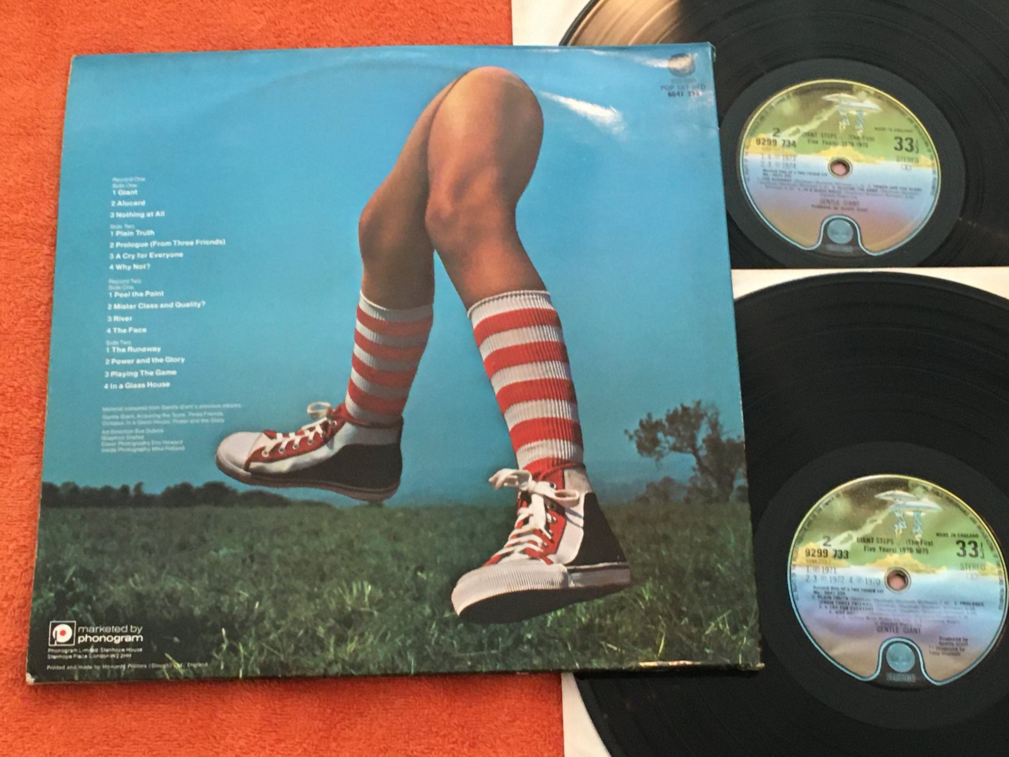 Omslagsbild för skivan GENTLE GIANT giant steps 2xLP  UK VERTIGO spaceship labels 6641 334
