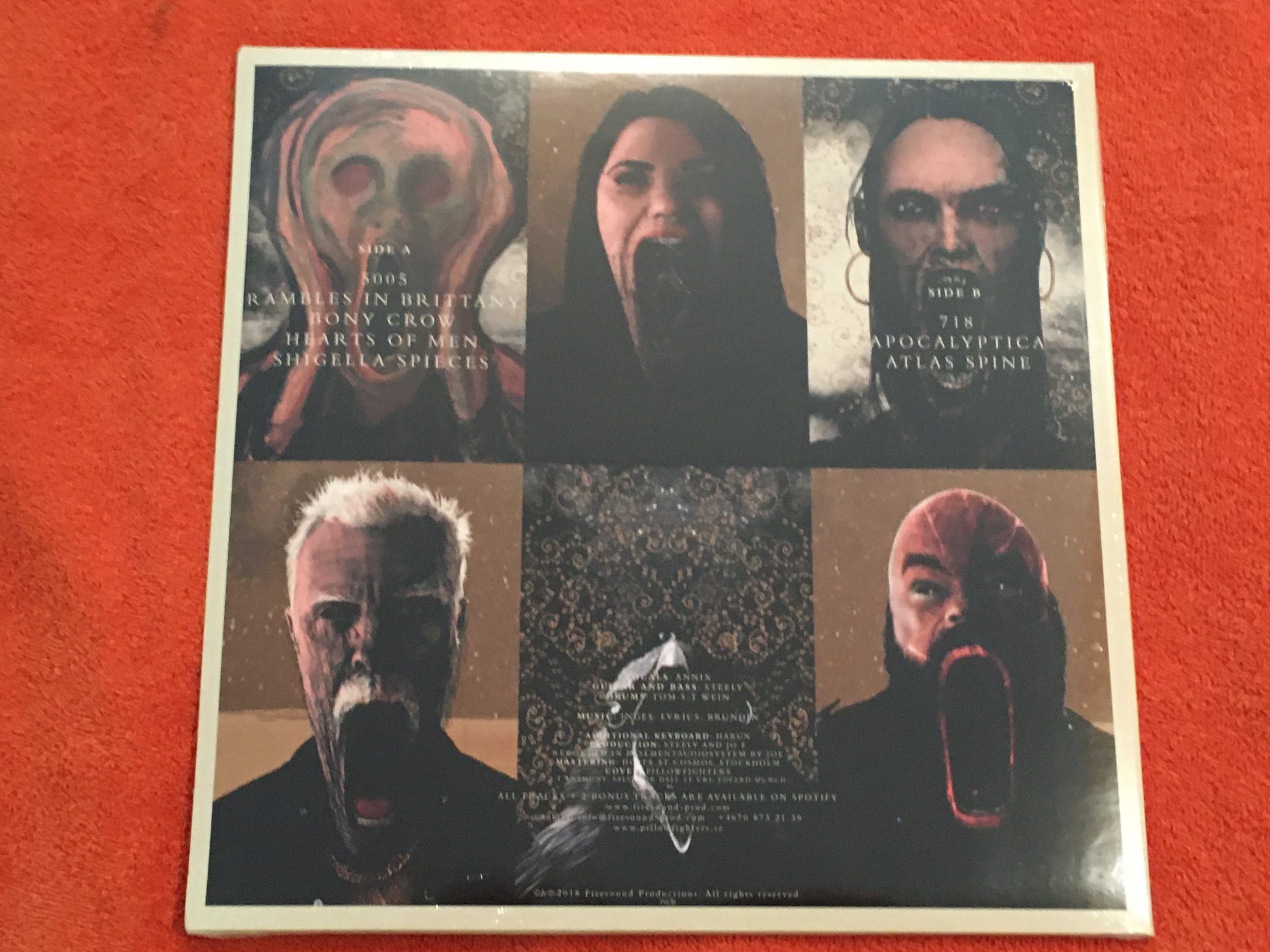 Omslagsbild för skivan PAIMON corrector LP 2018 Swe FIRESOUND PRODUCTIONS 183497E