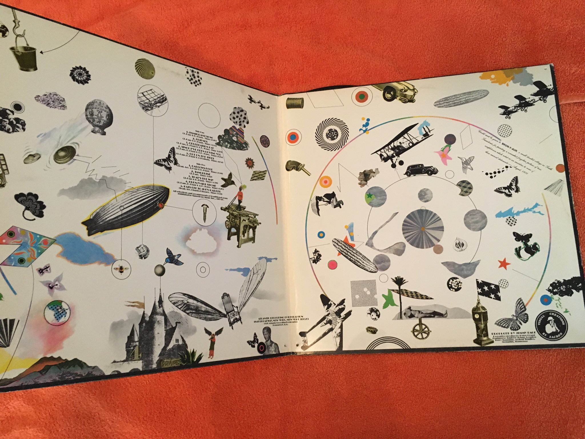 Omslagsbild för skivan LED ZEPPELIN III LP -70 US ATLANTIC SD 7201 Presswell  