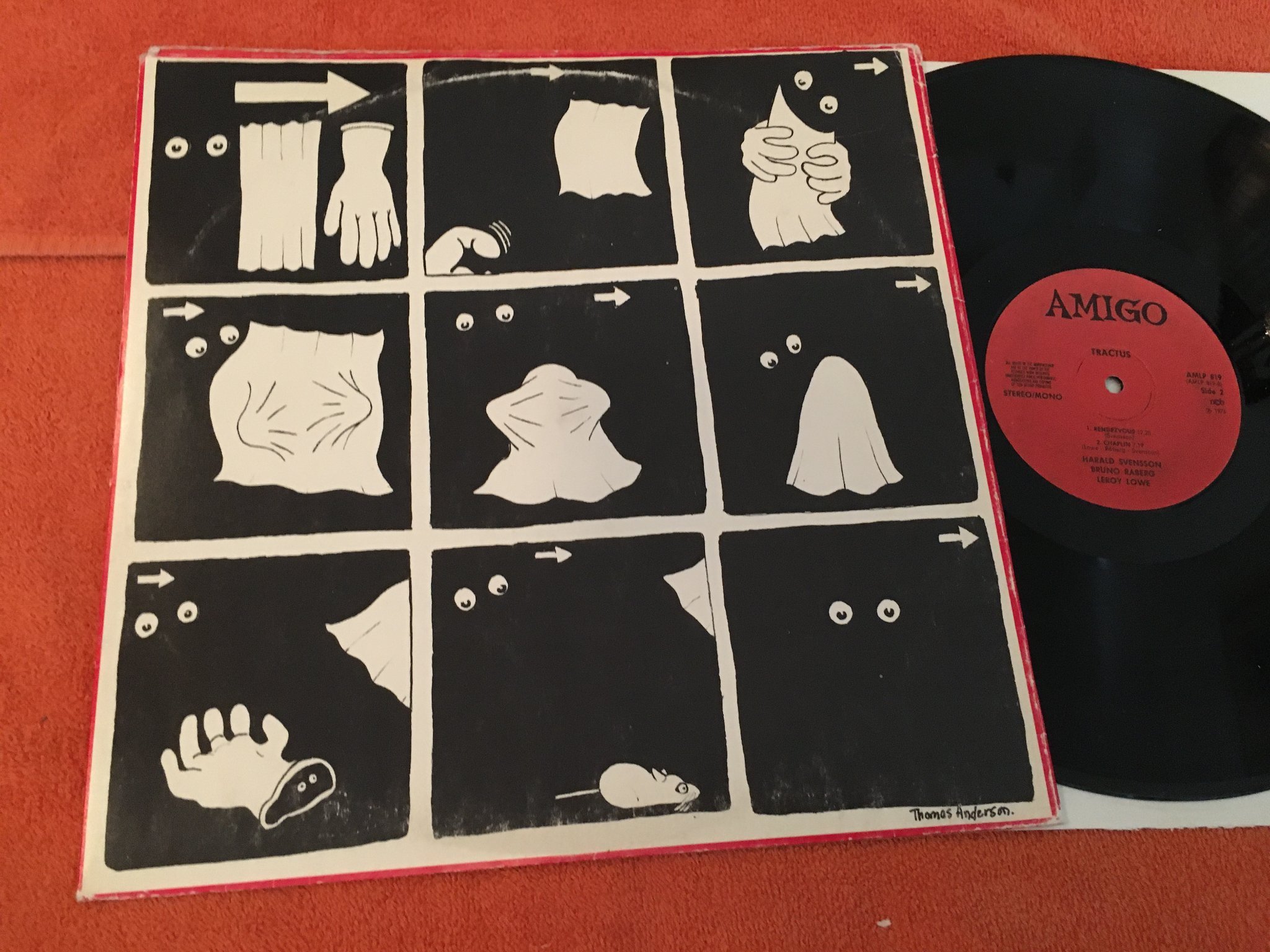 Omslagsbild för skivan TRACTUS LP -76 Swe AMIGO AMLP 819 