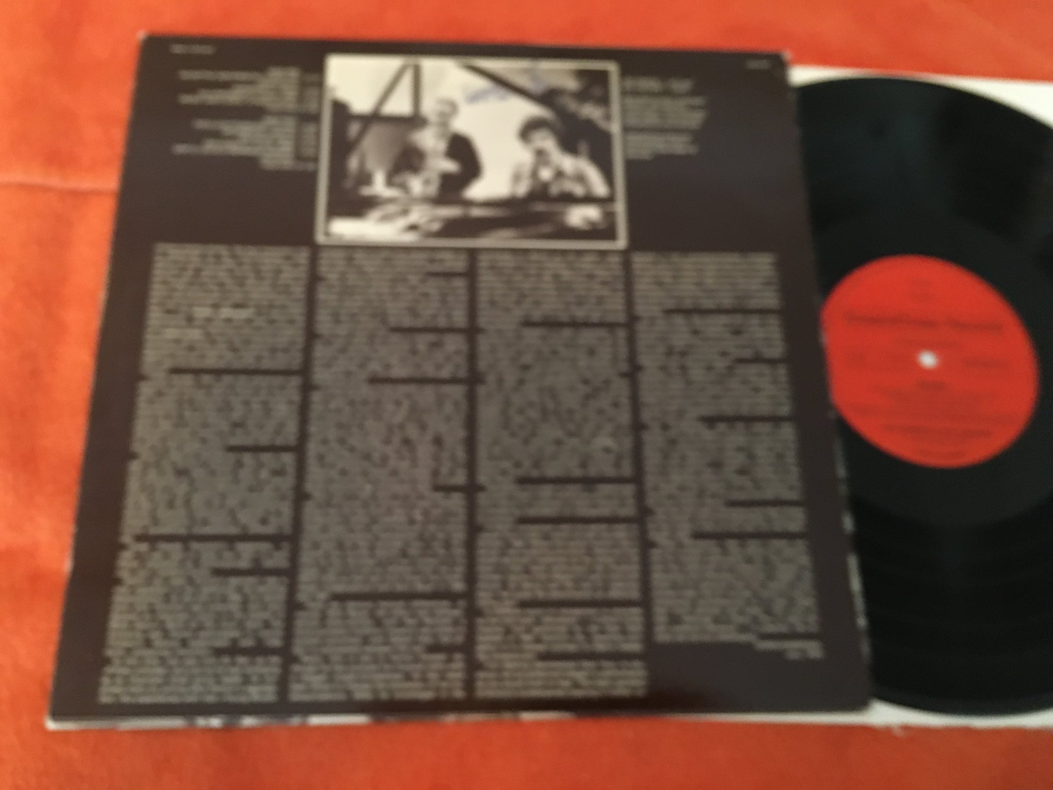 Omslagsbild för skivan LEE KONITZ & HAL GALPER LP -76 Den STEEPLECHASE signed by LEE KONITZ