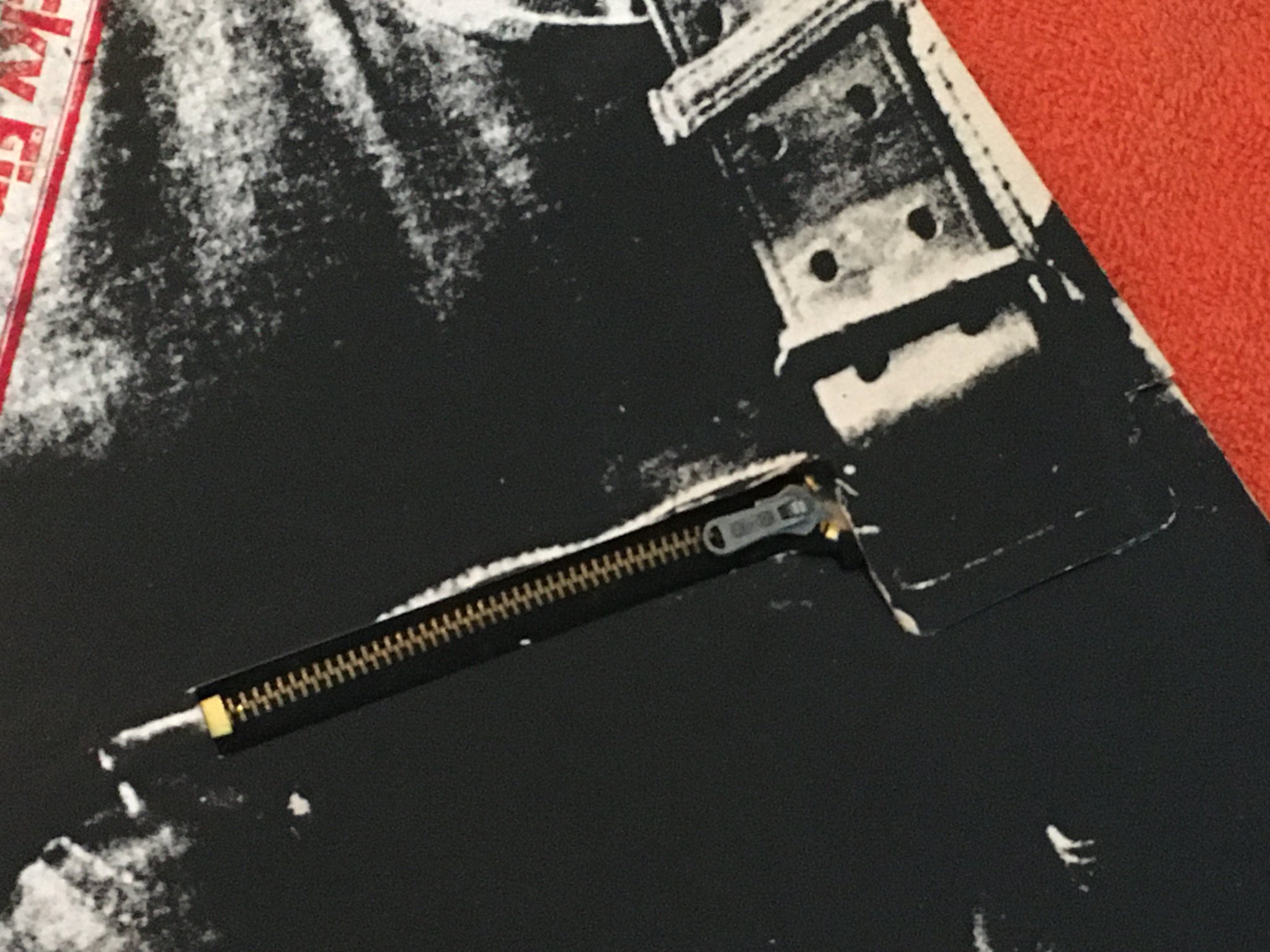 Omslagsbild för skivan THE ROLLING STONES sticky fingers LP -71 Fra COC 59 100 Andy Warhol artwork