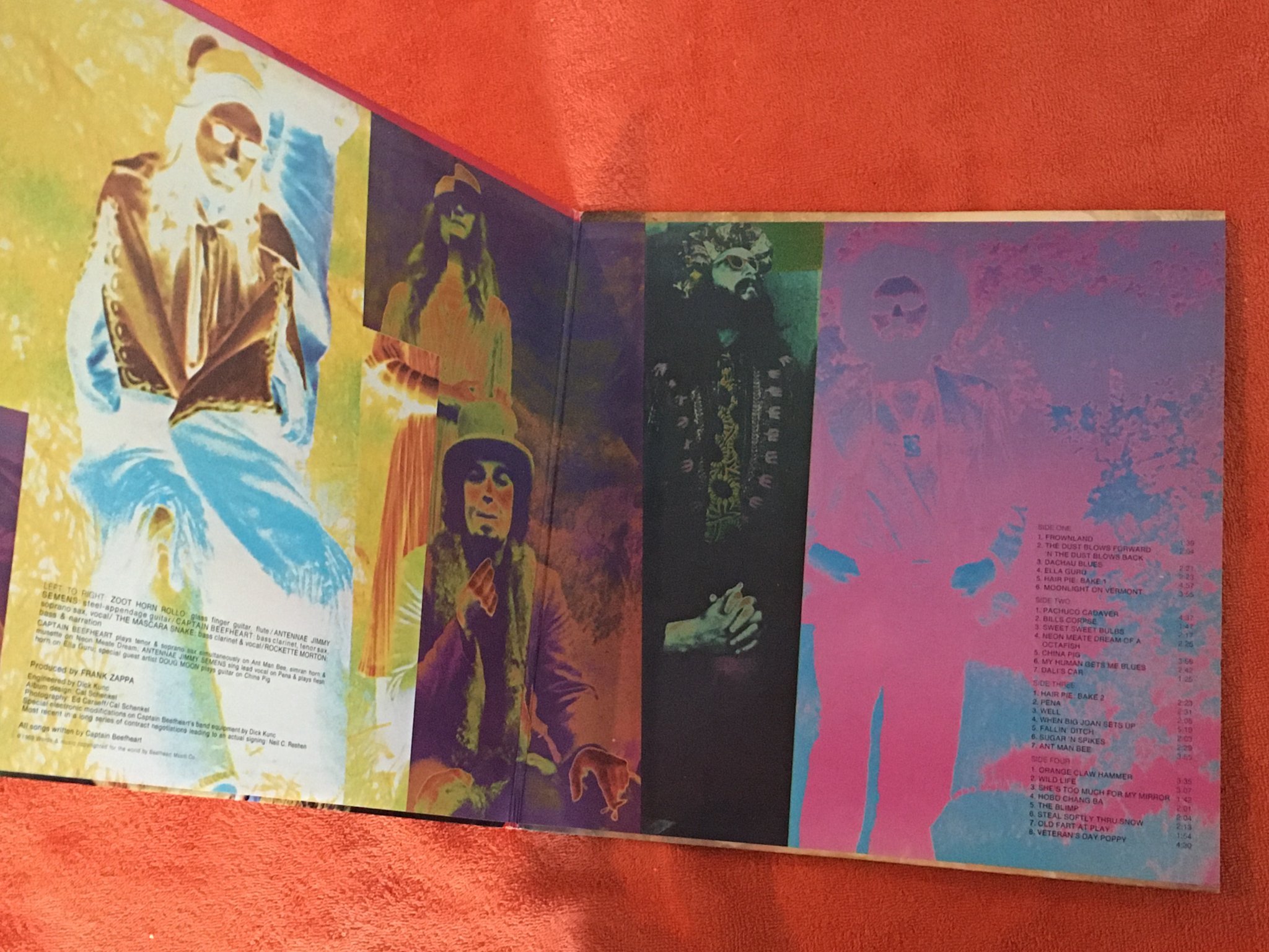 Omslagsbild för skivan CAPTAIN BEEFHEART & THE MAGIC BAND trout mask replica 2xLP US REPRISE 2MS 2027