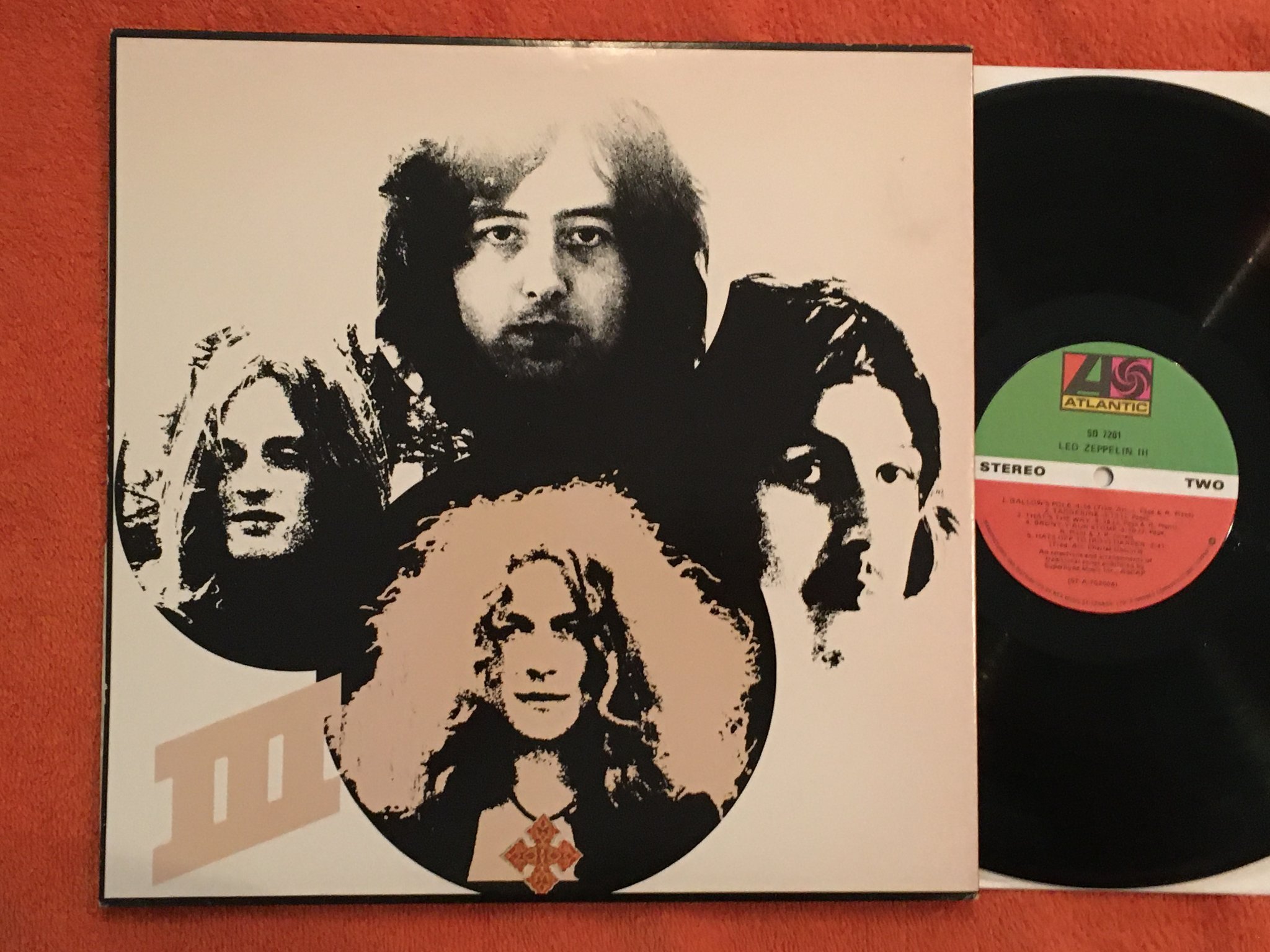 Omslagsbild för skivan LED ZEPPELIN III LP US atlantic sd 7201 