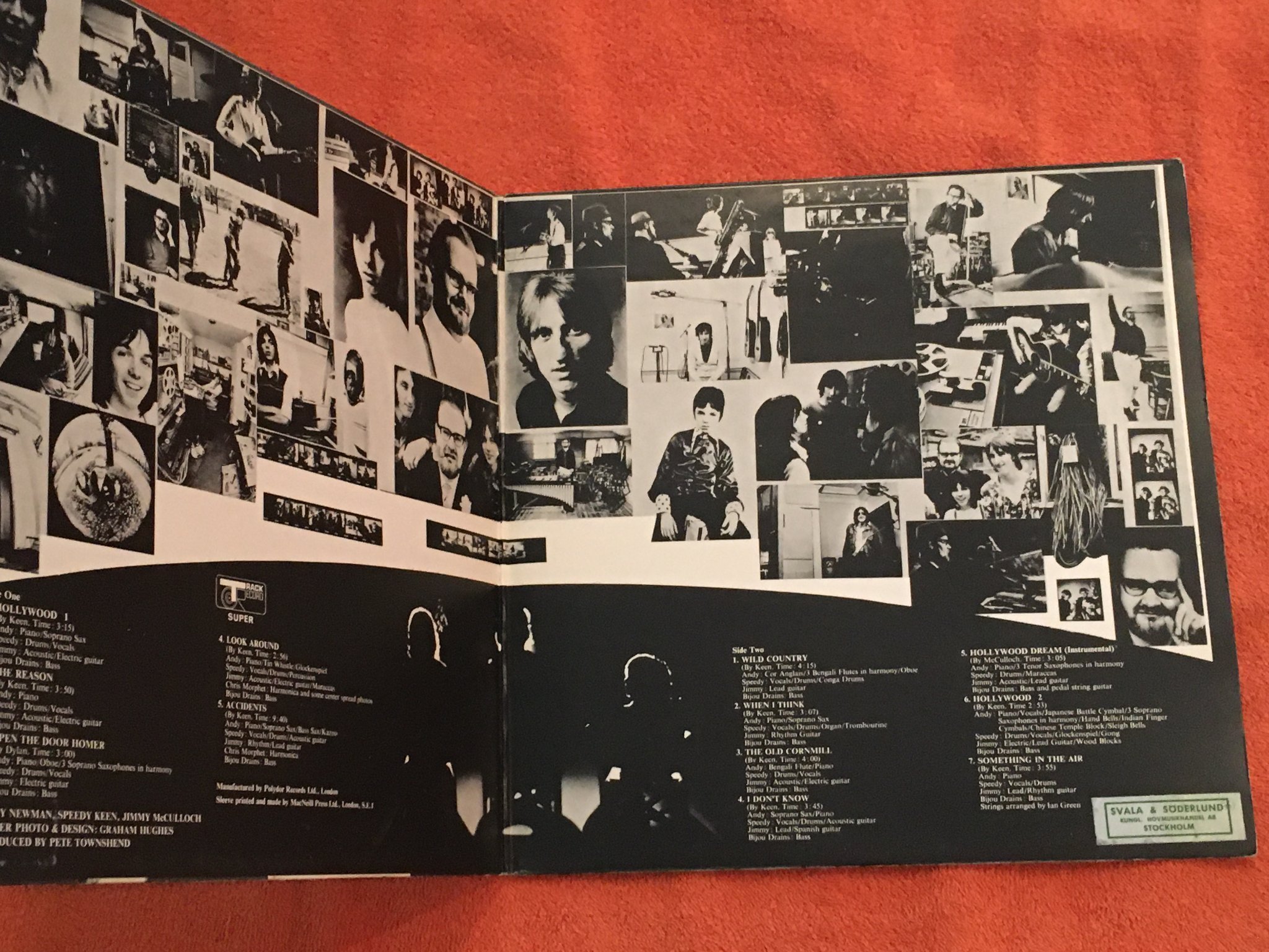 Omslagsbild för skivan THUNDERCLAP NEWMAN Hollywood dream LP -70 UK TRACK 2406 003 