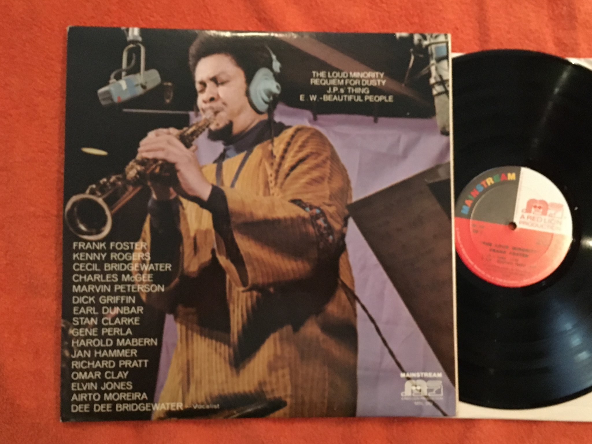 Omslagsbild för skivan FRANK FOSTER the lopud minority LP US MAINSTREAM MRL 349 