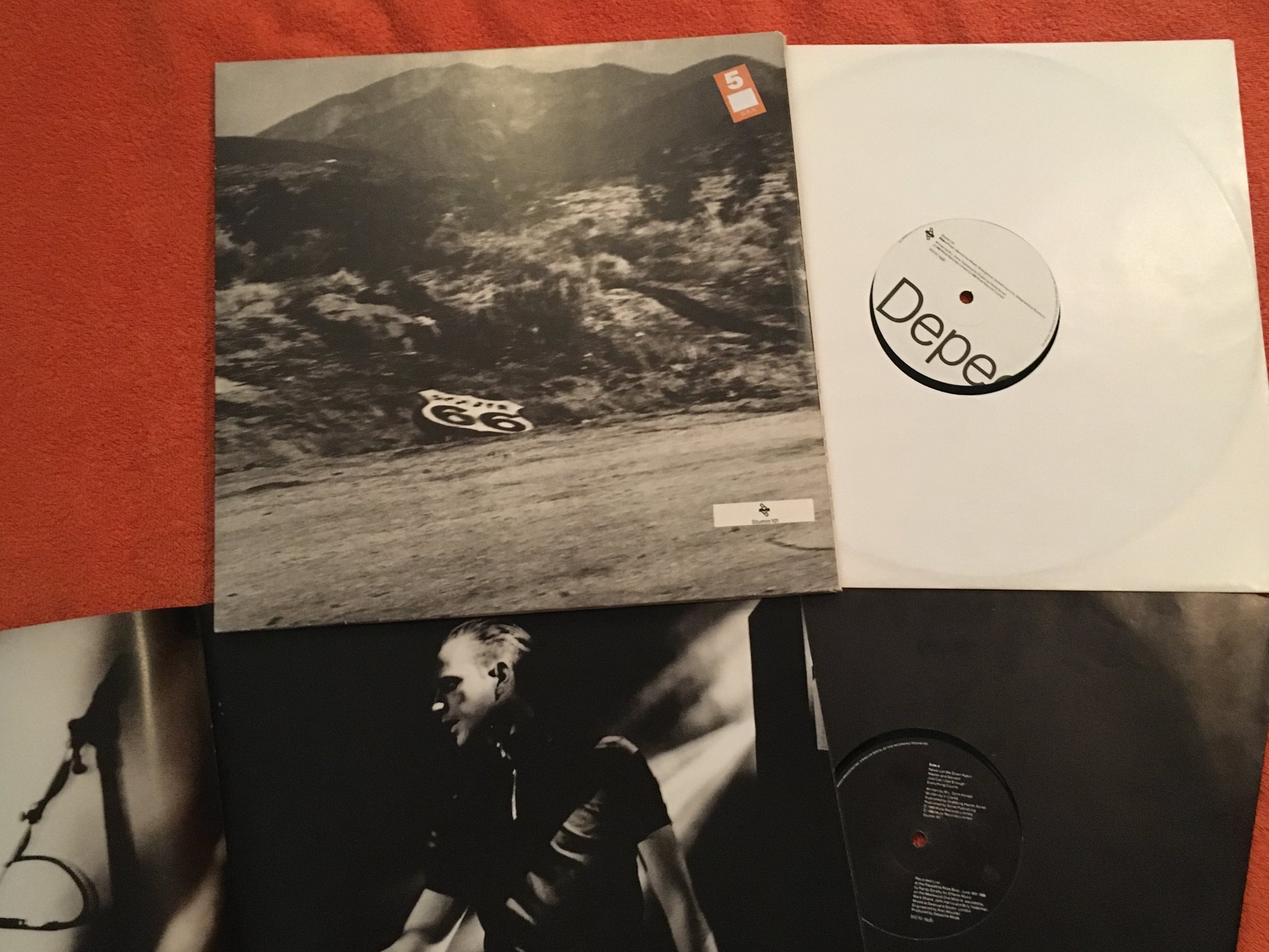 Omslagsbild för skivan DEPECHE MODE 101 2xLP -89 Swe MUTE STUMM 101