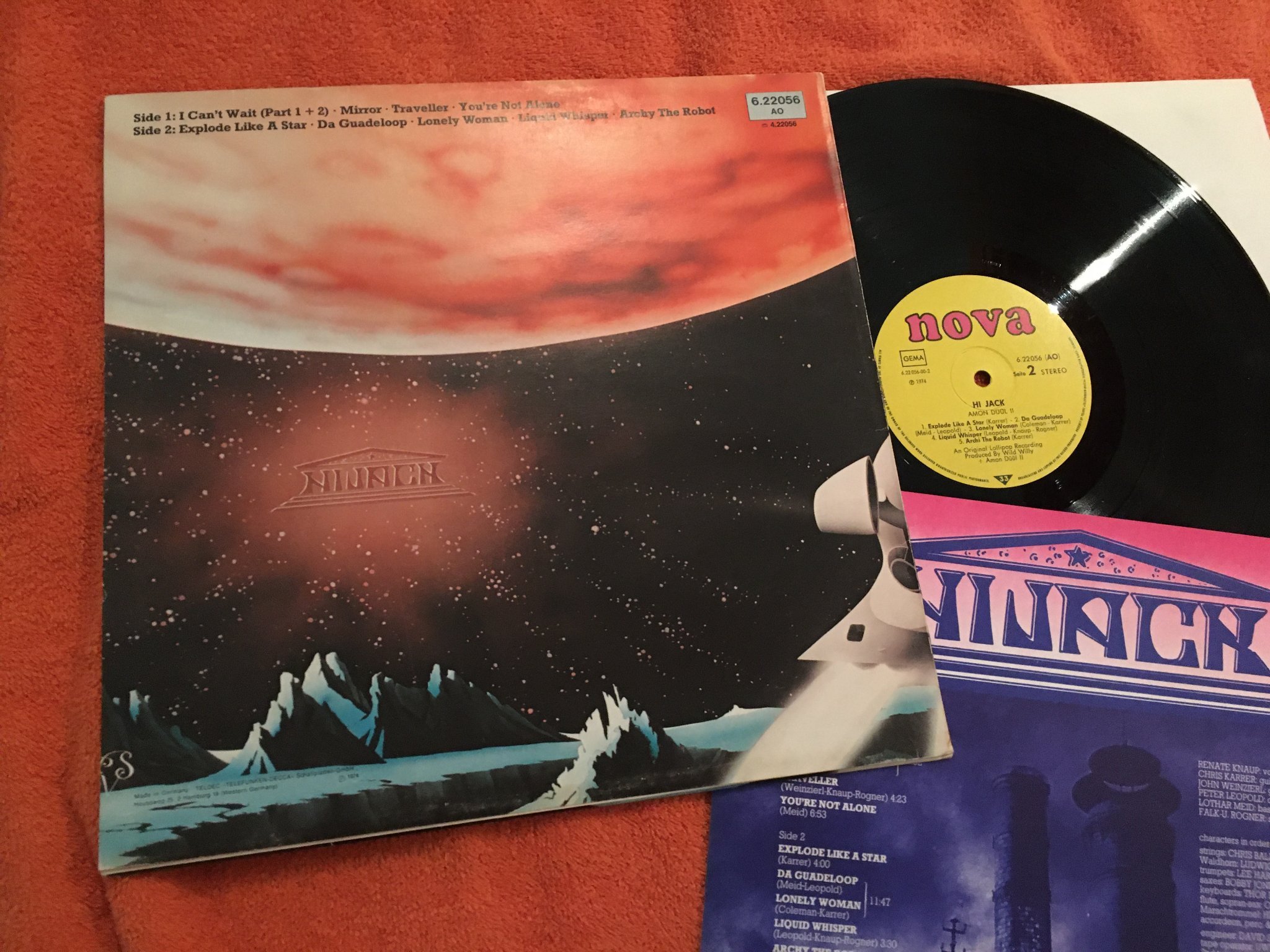 Omslagsbild för skivan AMON DUUL II hi jack LP -74 Ger NOVA 622056