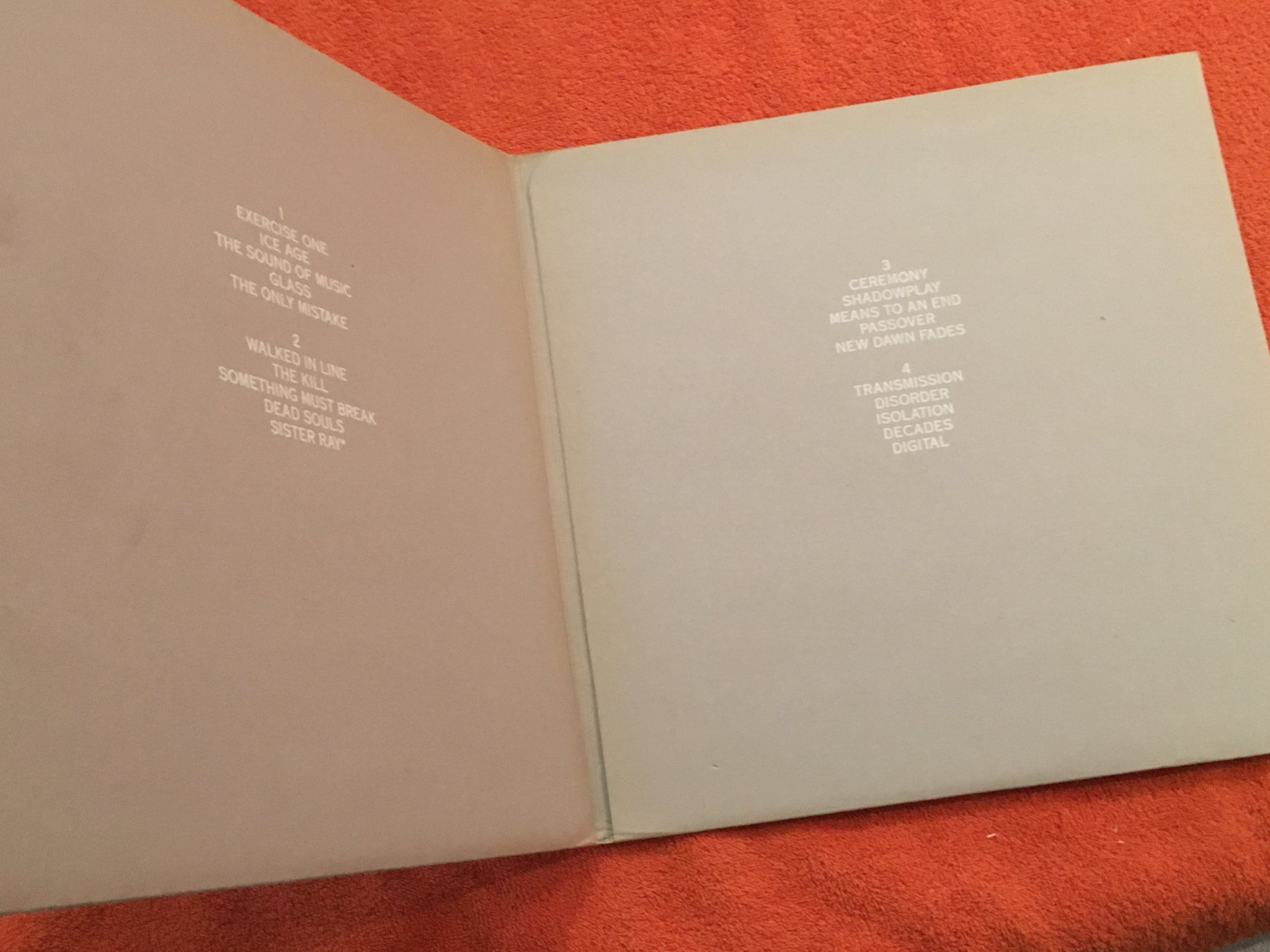 Omslagsbild för skivan JOY DIVISION still 2xLP -81 UK FACTORY FACT 40 classic!!!