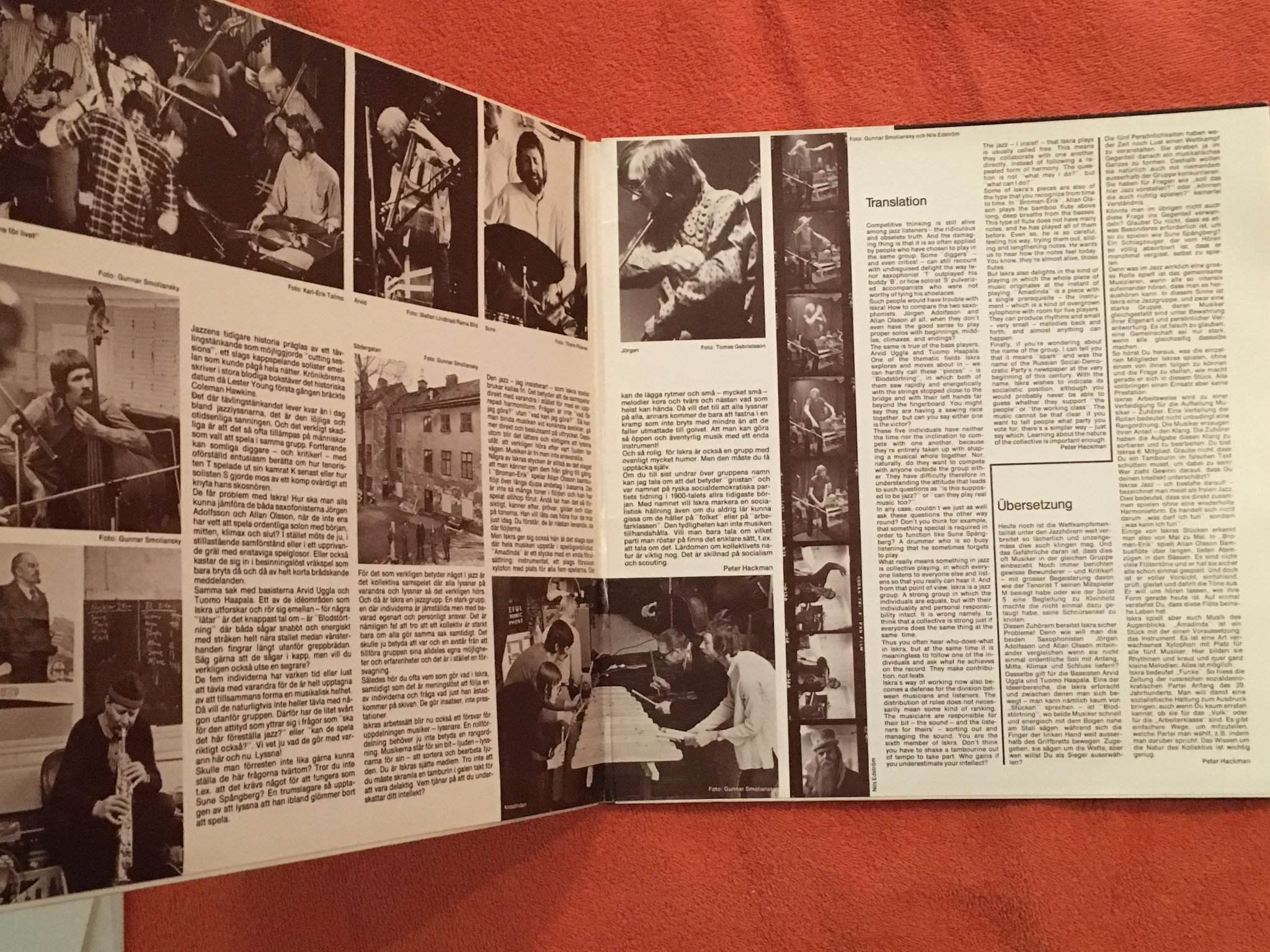 Omslagsbild för skivan ISKRA sjazz i Sverige 2xLP -75 Swe CAPRICE CAP 2006