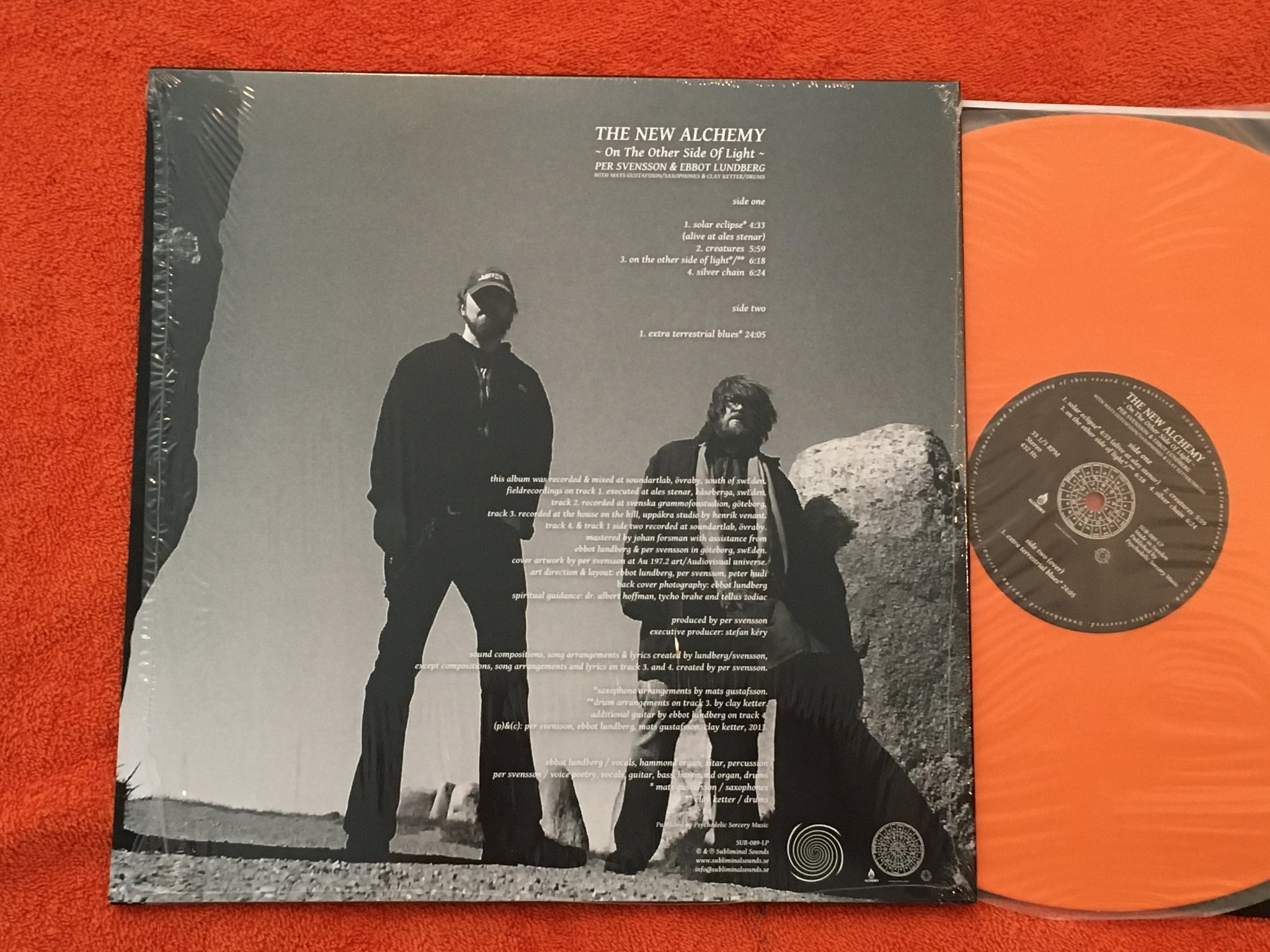 Omslagsbild för skivan The New Alchemy ?– On The Other Side Of Light LP 2013 Subliminal Sounds  