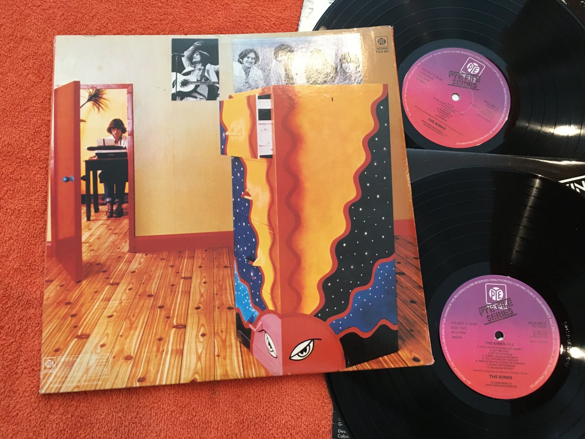 Omslagsbild för skivan The Kinks ?– The File Series 2xLP UK PYE RECORDS FILD 001