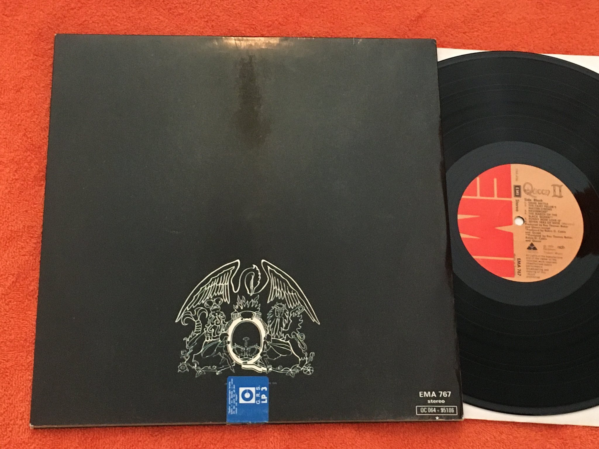 Omslagsbild för skivan QUEEN queen II LP -74 Swe EMI 7C 064-95186