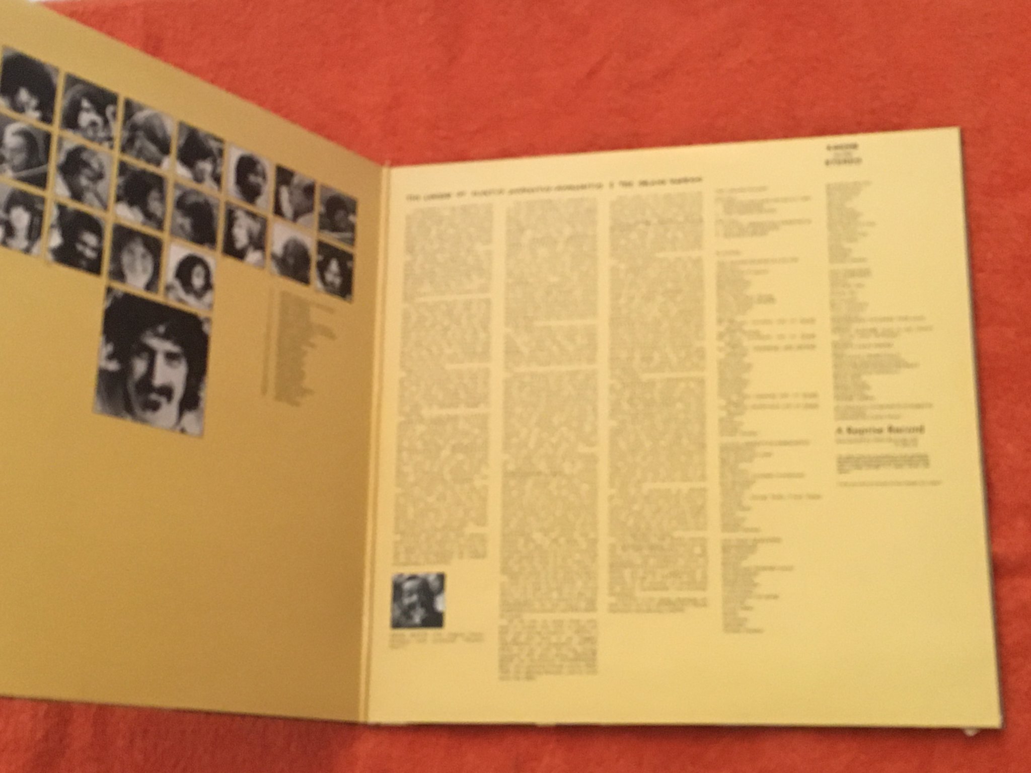 Omslagsbild för skivan THE MOTHERS  the grand wazoo LP -72 UK REPRISE K 44209