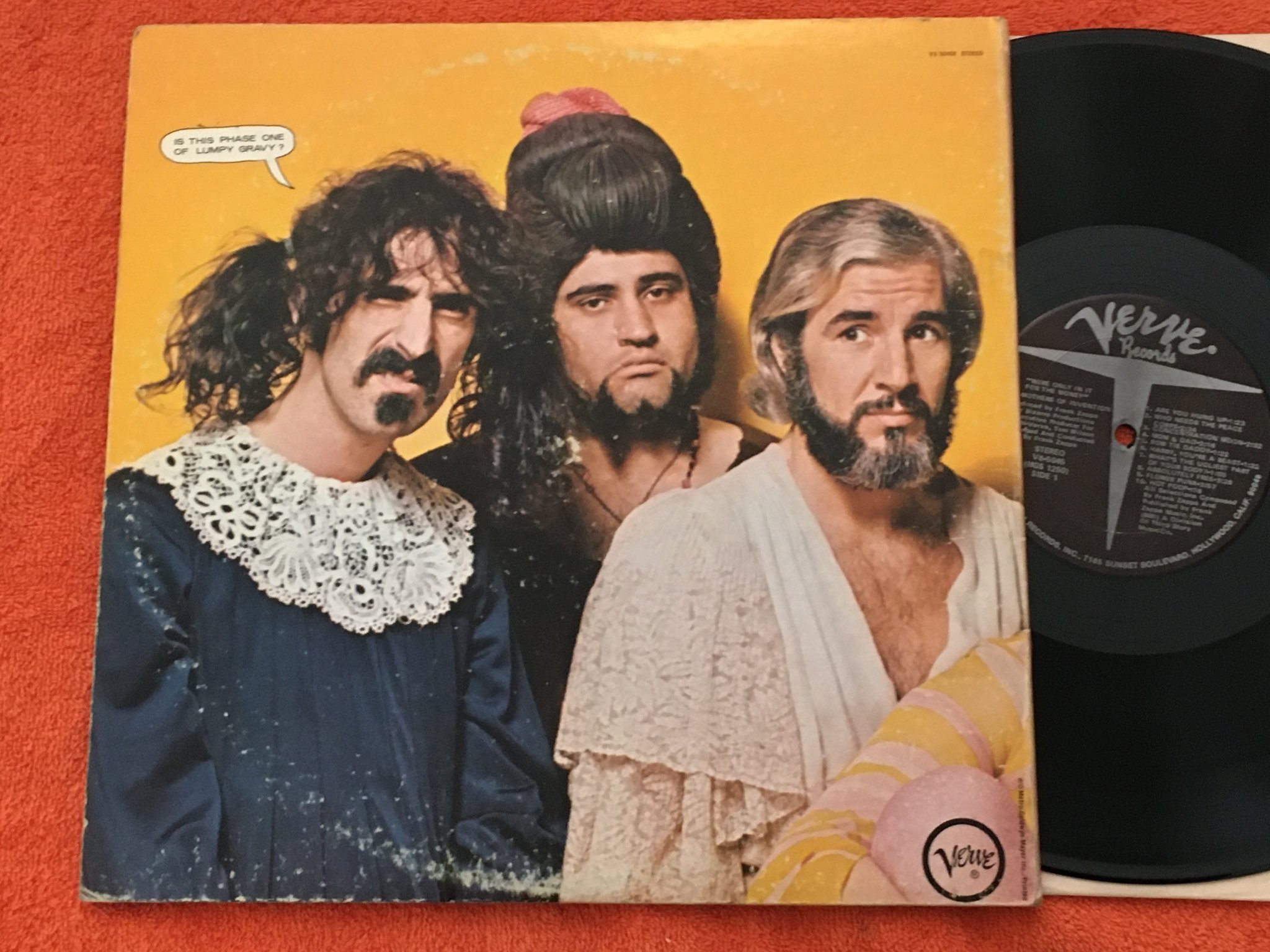 Omslagsbild för skivan THE MOTHERS OF INVENTION were only in it.. LP US VERVE V6-5045