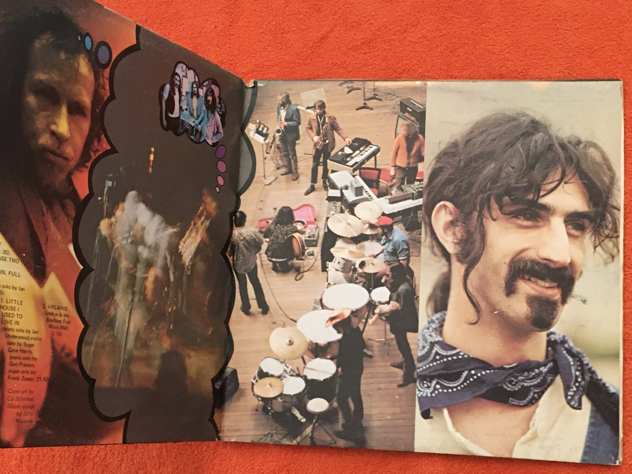 Omslagsbild för skivan THE MOTHERS OF INVENTION burnt weeny sandwich LP Ger REPRISE RS 6370