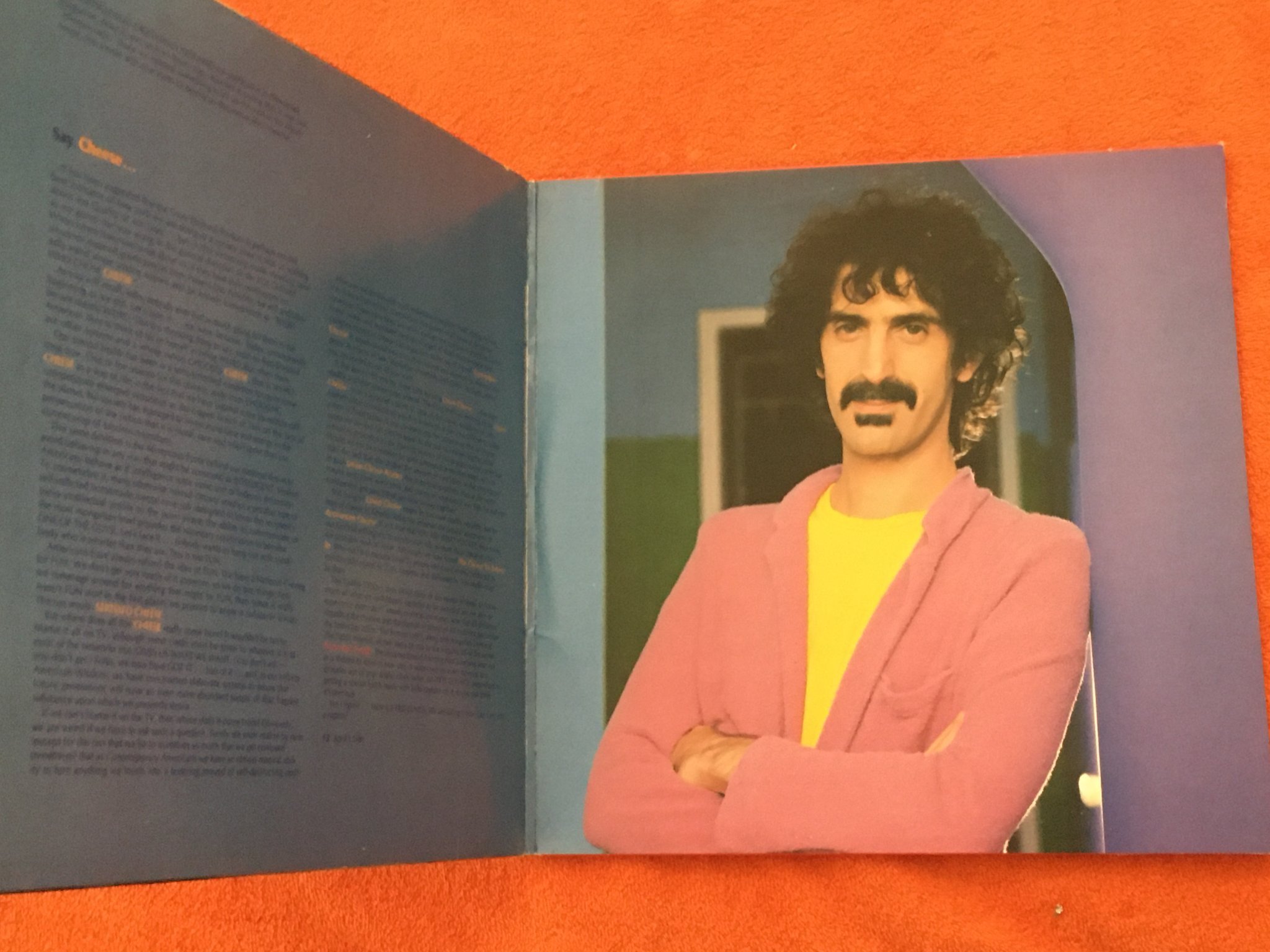 Omslagsbild för skivan FRANK ZAPPA you are what you is 2xP -81 Hol CBS 88560