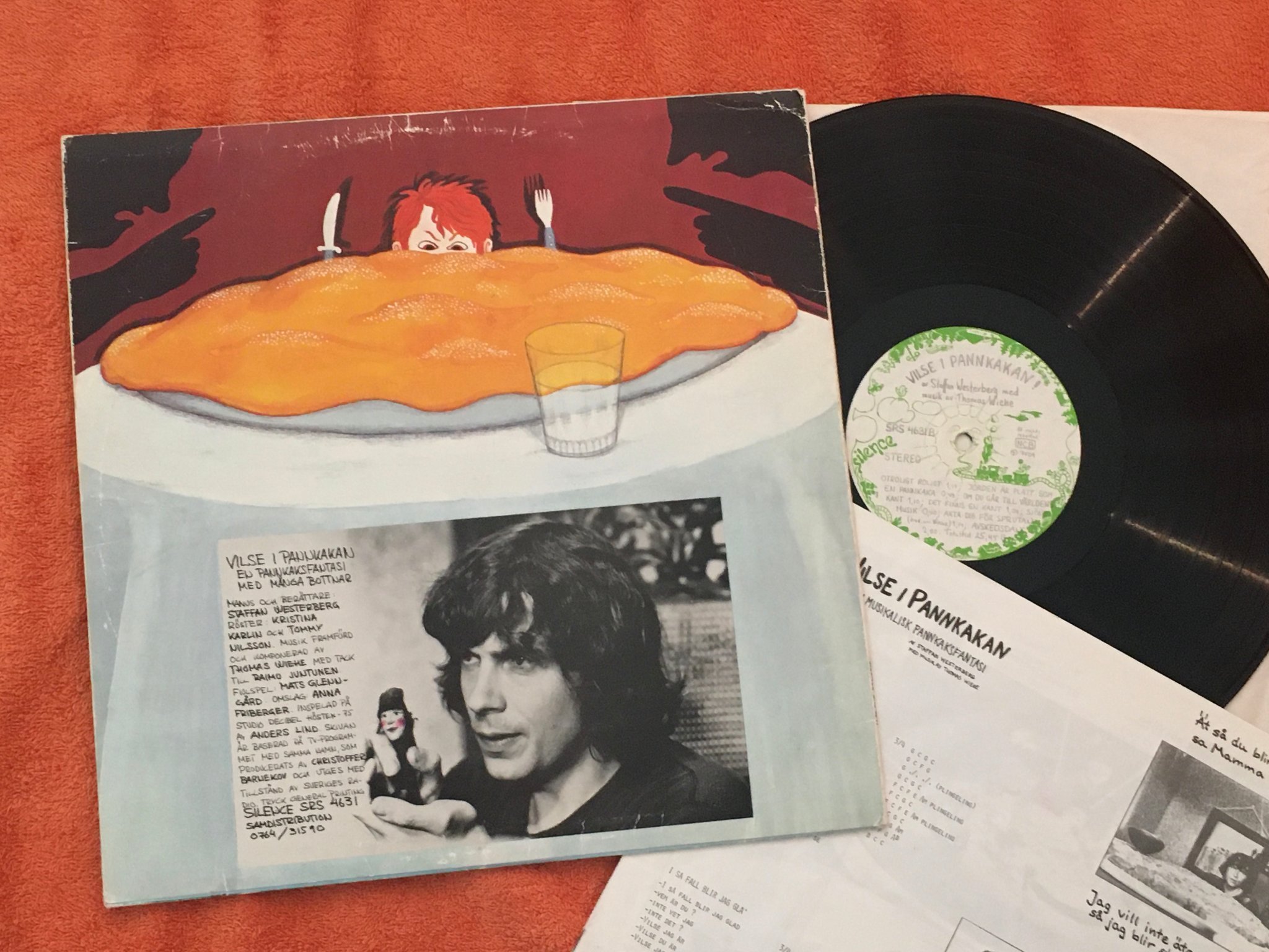 Omslagsbild för skivan STAFFAN WESTERBERG vilse i pannkakan LP -74 Swe SILENCE SRS 4631 kult platta ! !