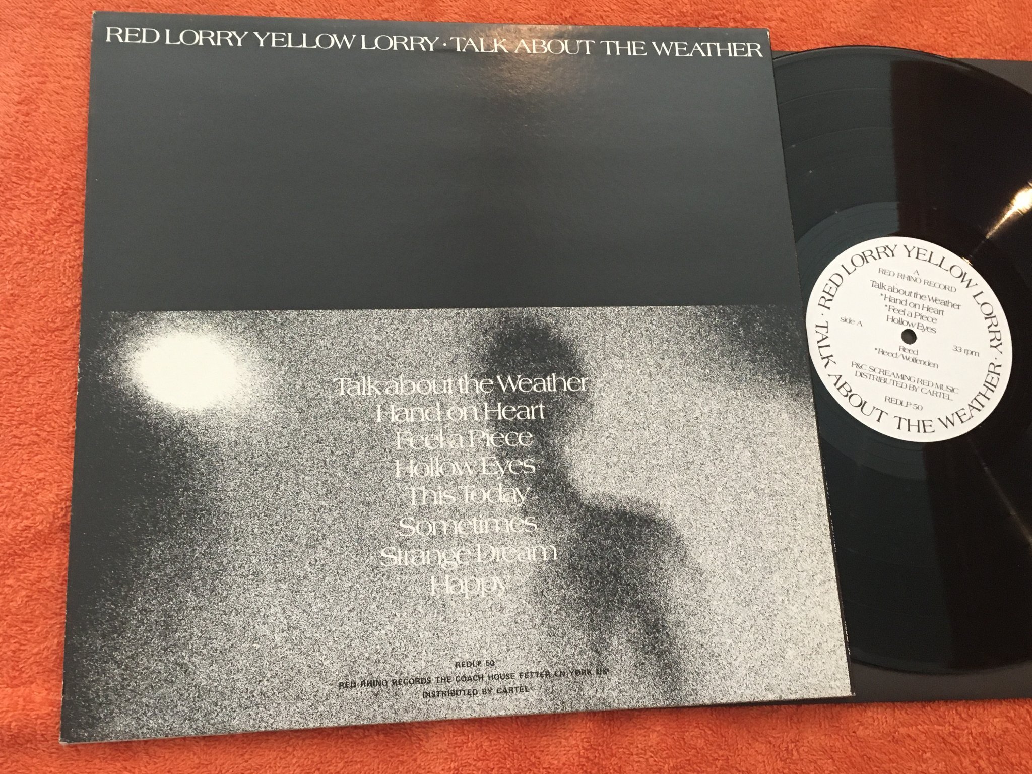 Omslagsbild för skivan RED LORRY YELLOW LORRY s/t LP -85 UK RED RHINO REDLP 50