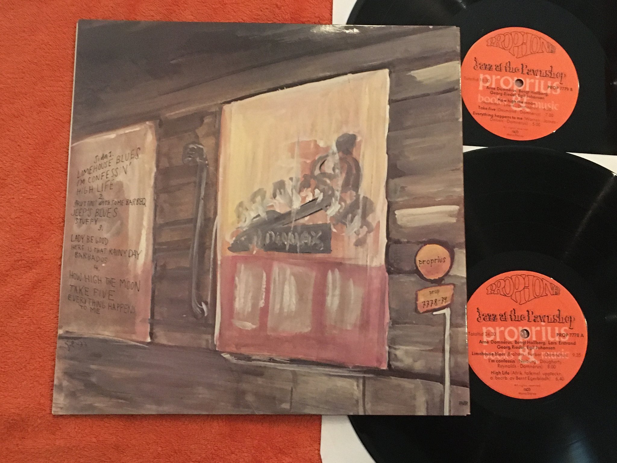 Omslagsbild för skivan JAZZ AT THE PAWNSHOP 2xLP PROPRIUS PROP 7778-79 audiophile
