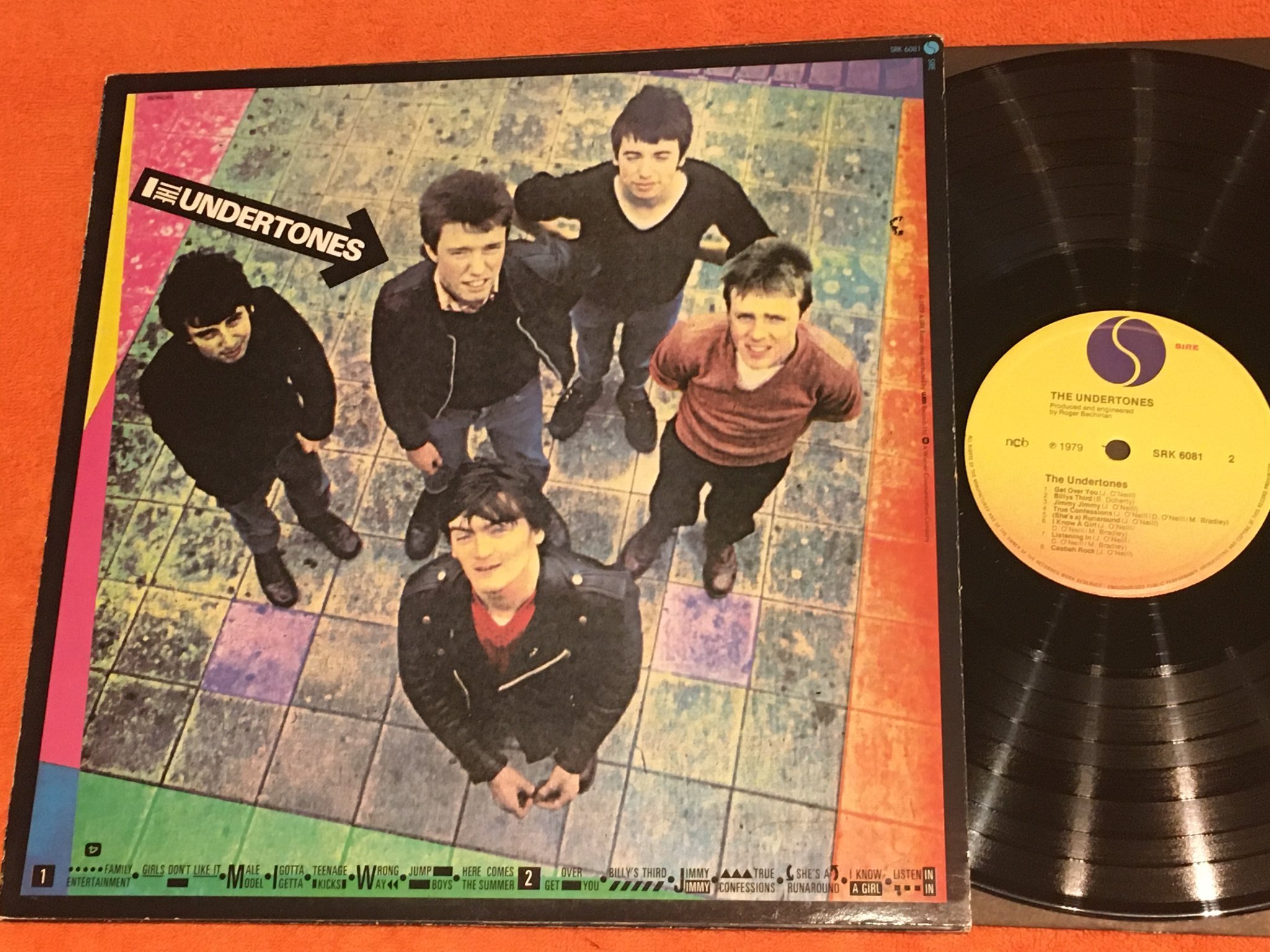 Omslagsbild för skivan THE UNDERTONES s/t LP -79 Norway SIRE SKR 6081