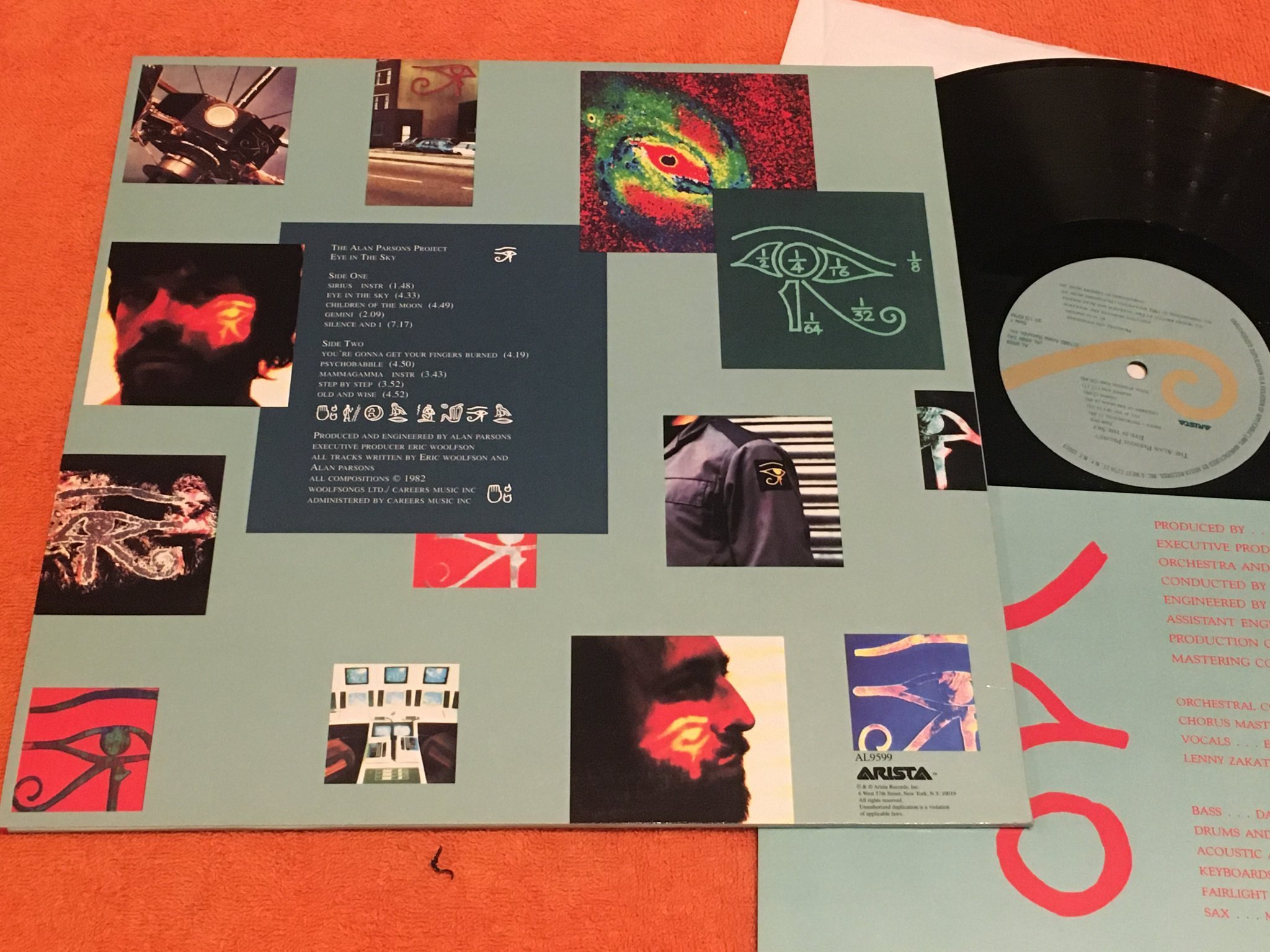 Omslagsbild för skivan THE ALAN PARSONS PROJECT Eye In The Sky LP 2007 speakers corner AL 9599