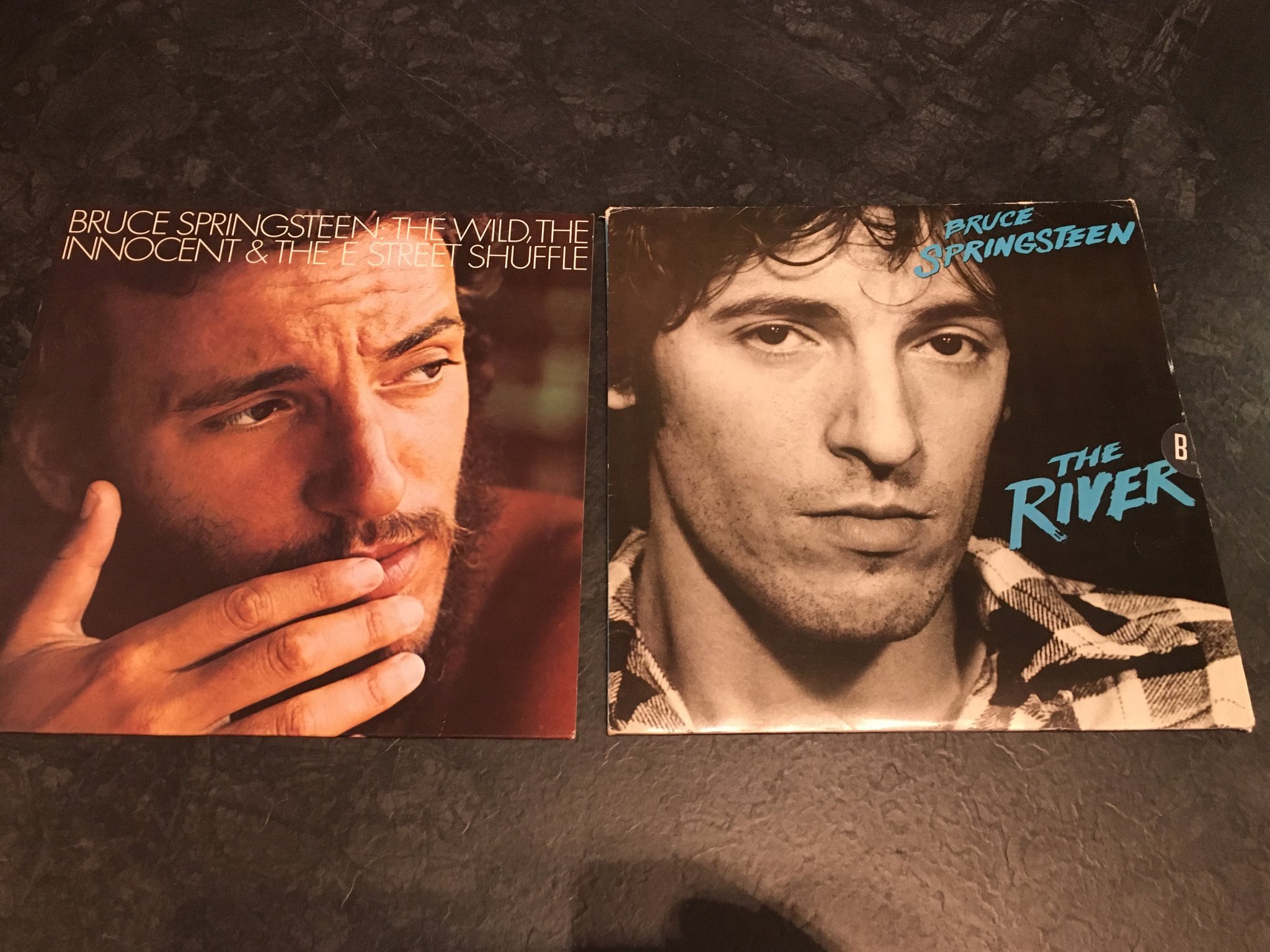 Omslagsbild för skivan 8 st BRUCE SPRINGSTEEN  skivorna är i blandat skick