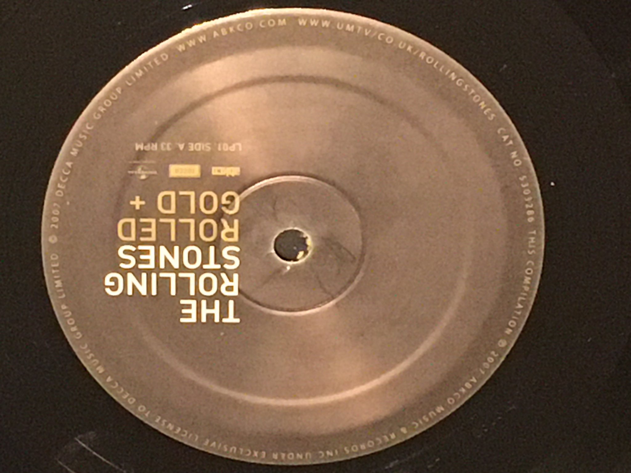 Omslagsbild för skivan THE ROLLING STONES Rolled Gold 4xLP 2007 ABKCO 5303284 rare!