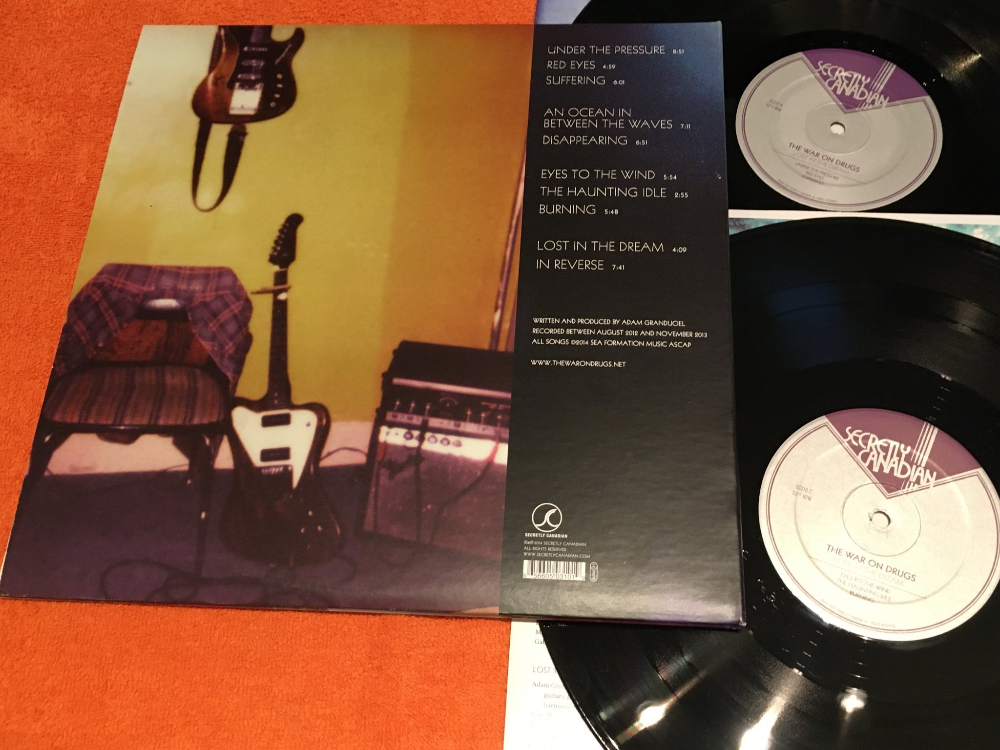 Omslagsbild för skivan THE WAR ON DRUGS Lost In The Dream 2xLP 2014 SC310