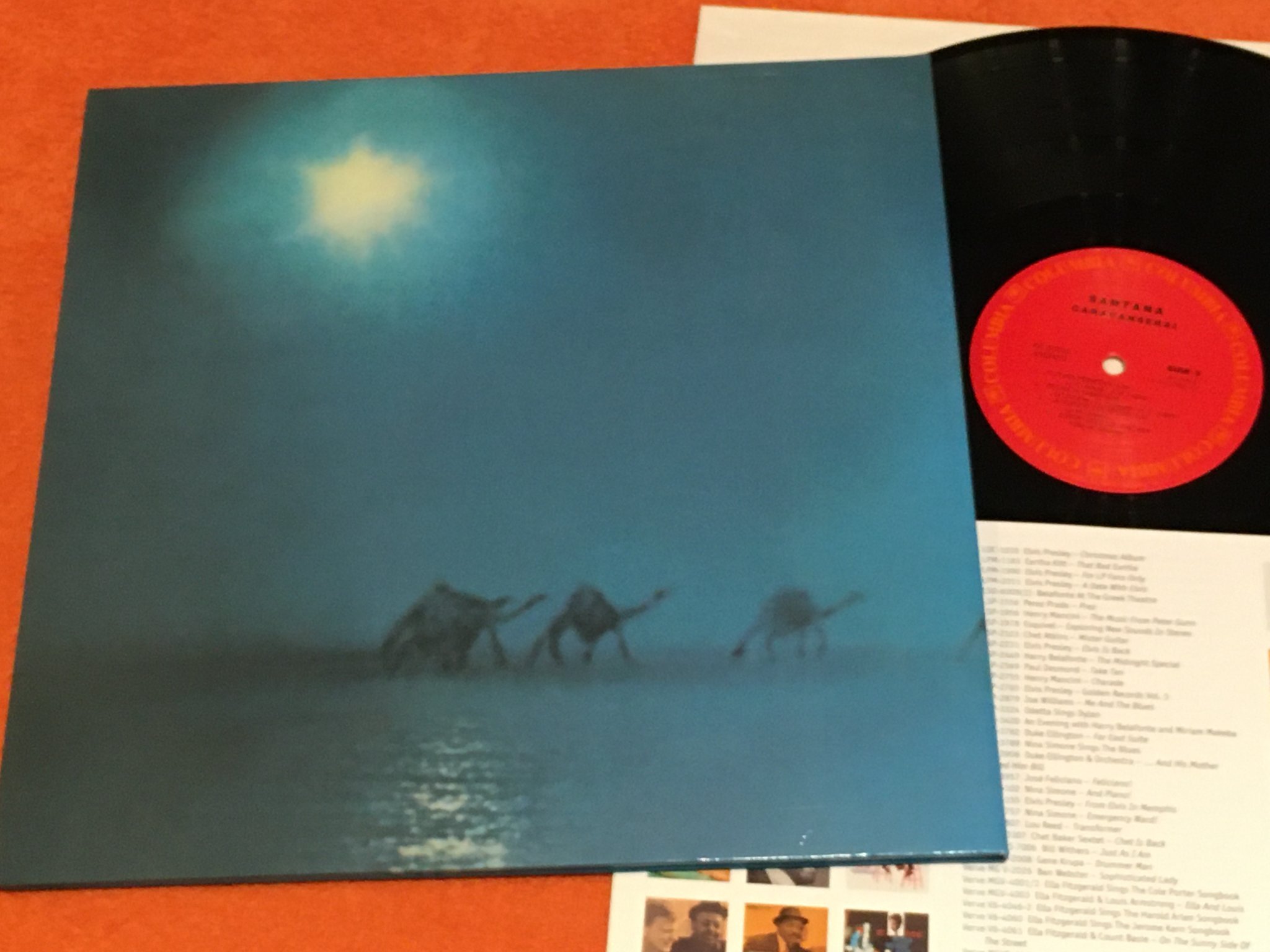 Omslagsbild för skivan SANTANA Caravanserai LP 2008 SPEAKERS CORNER KC 31610