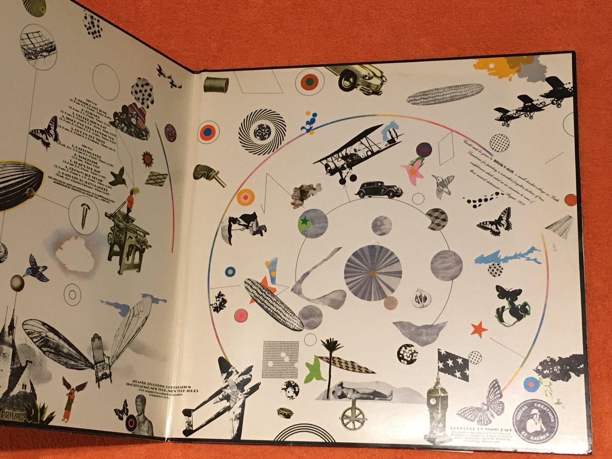 Omslagsbild för skivan LED ZEPPELIN - III LP -70 US ATLANTIC SD 7201