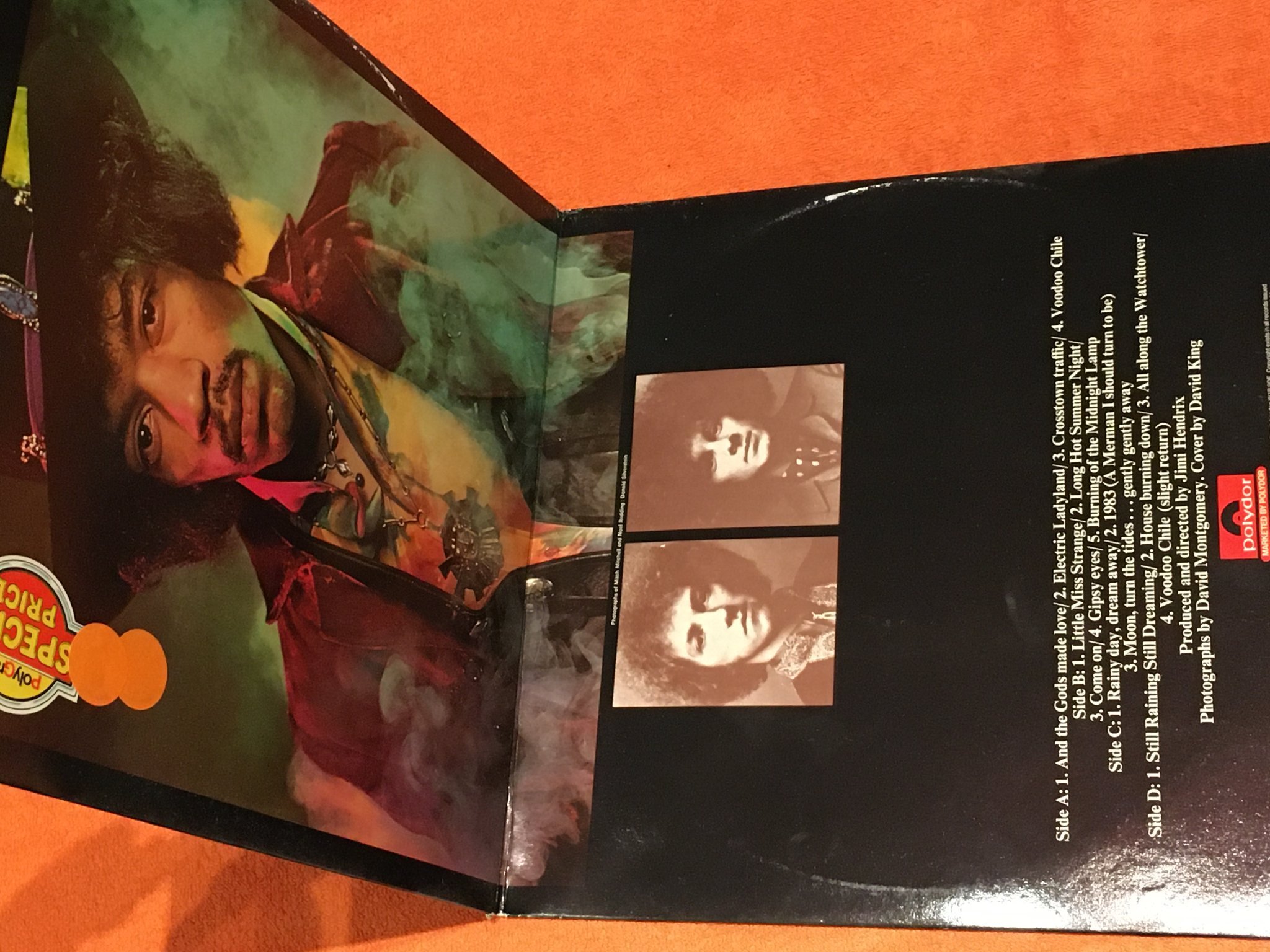 Omslagsbild för skivan JIMI HENDRIX EXPERIENCE Electric Ladyland 2xLP RE UK POLYDOR  SPDLP 3