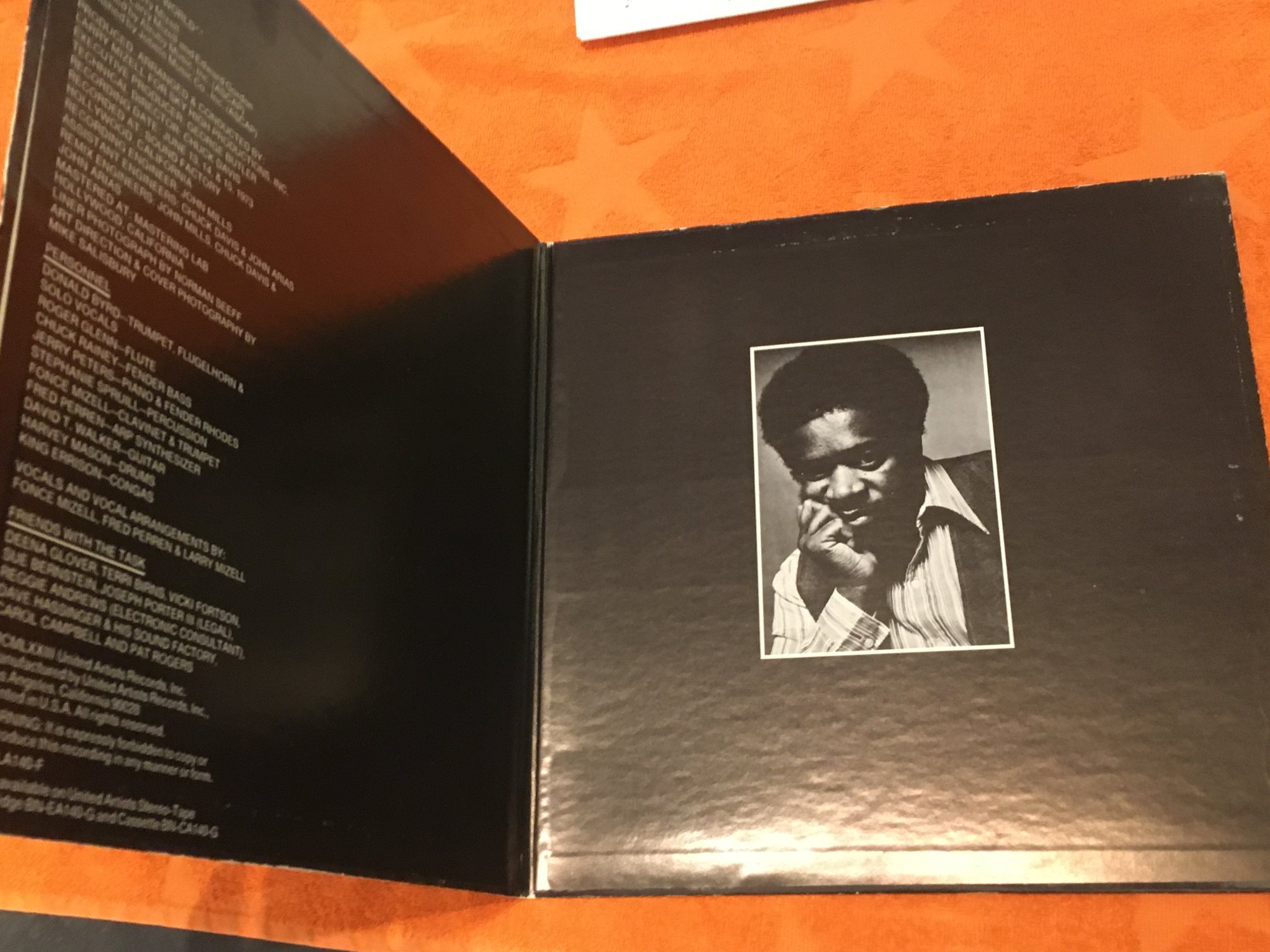 Omslagsbild för skivan DONALD BYRD street lady LP -73 US BLUE NOTE BN-LF140-F