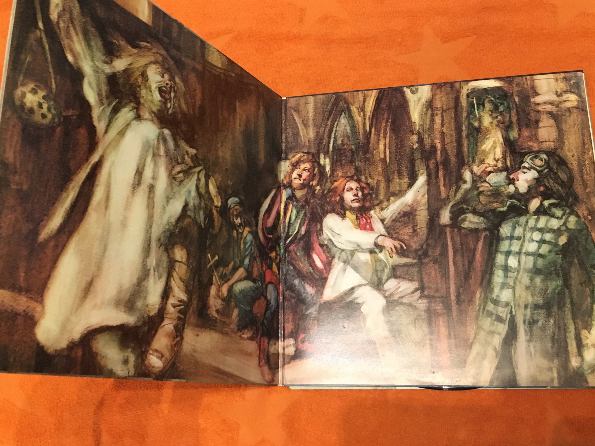 Omslagsbild för skivan JETHRO TULL aqualung LP -71 SONET SLP-3007