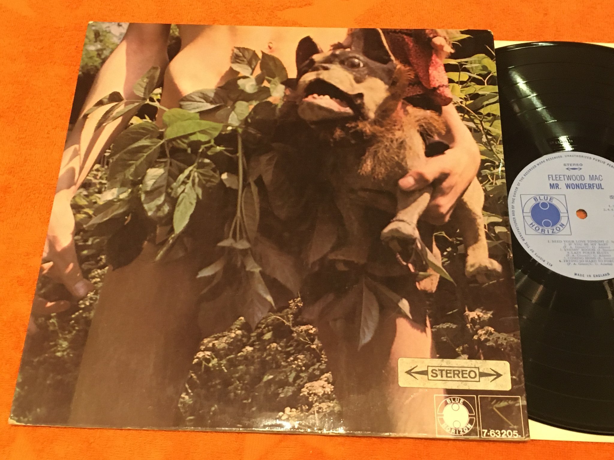 Omslagsbild för skivan FLEETWOOD MAC Mr Wonderful LP -68 UK HARVEST 7-63205