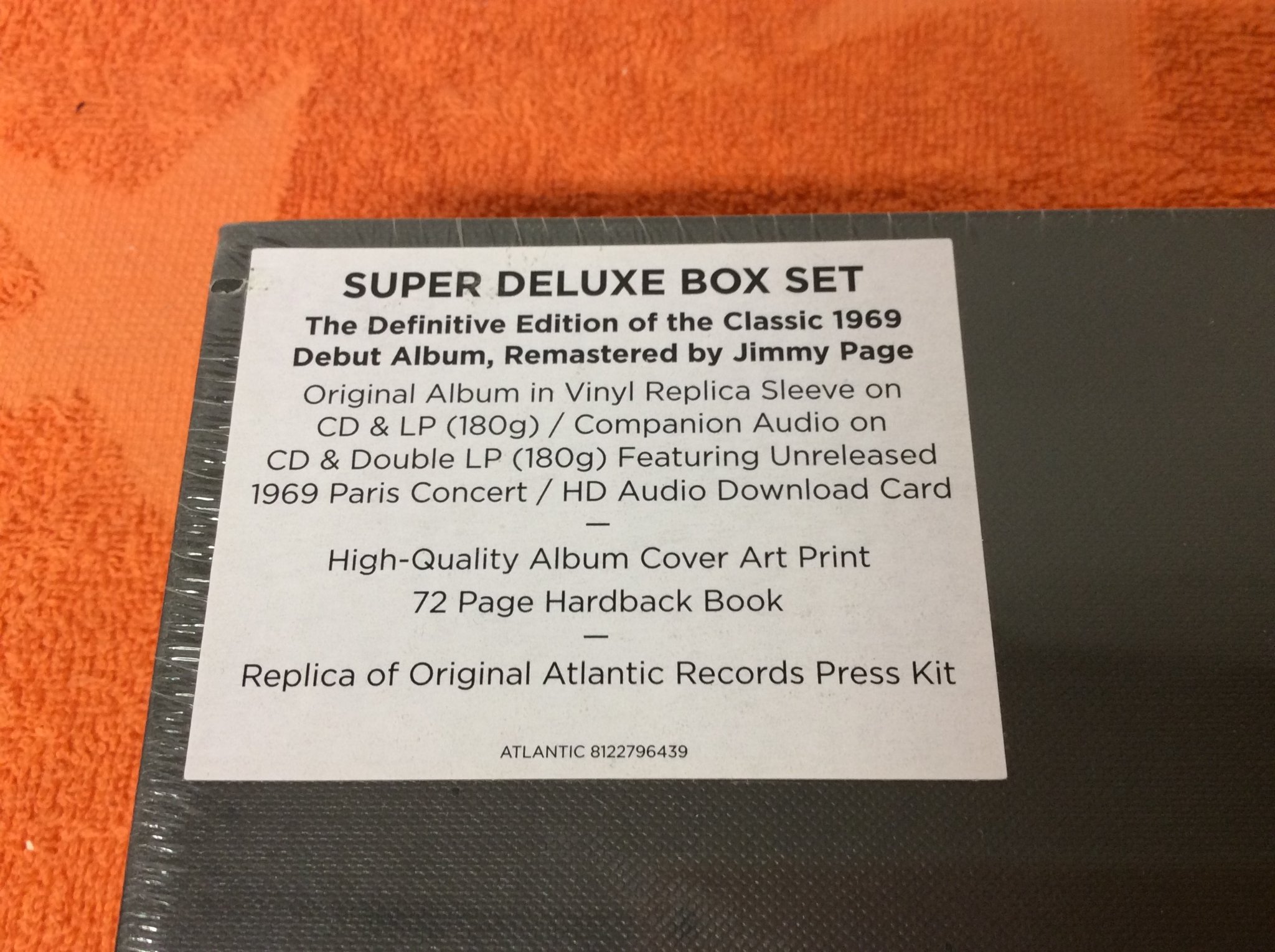 Omslagsbild för skivan LED ZEPPELIN s/t BOX SET 2014 ATLANTIC 8122796439