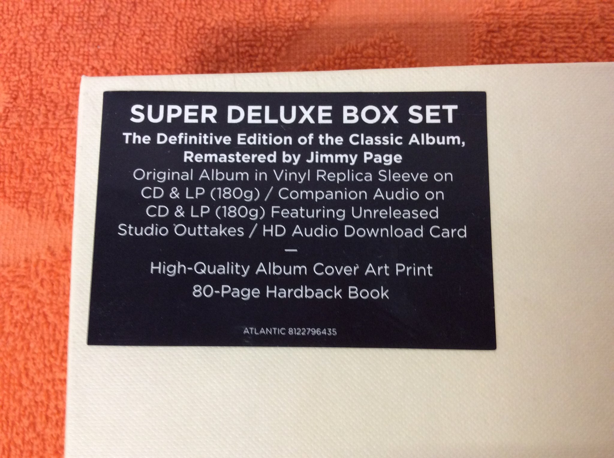 Omslagsbild för skivan LED ZEPPELIN Led Zeppelin III BOX SET 2014  ATLANTIC R2-536183