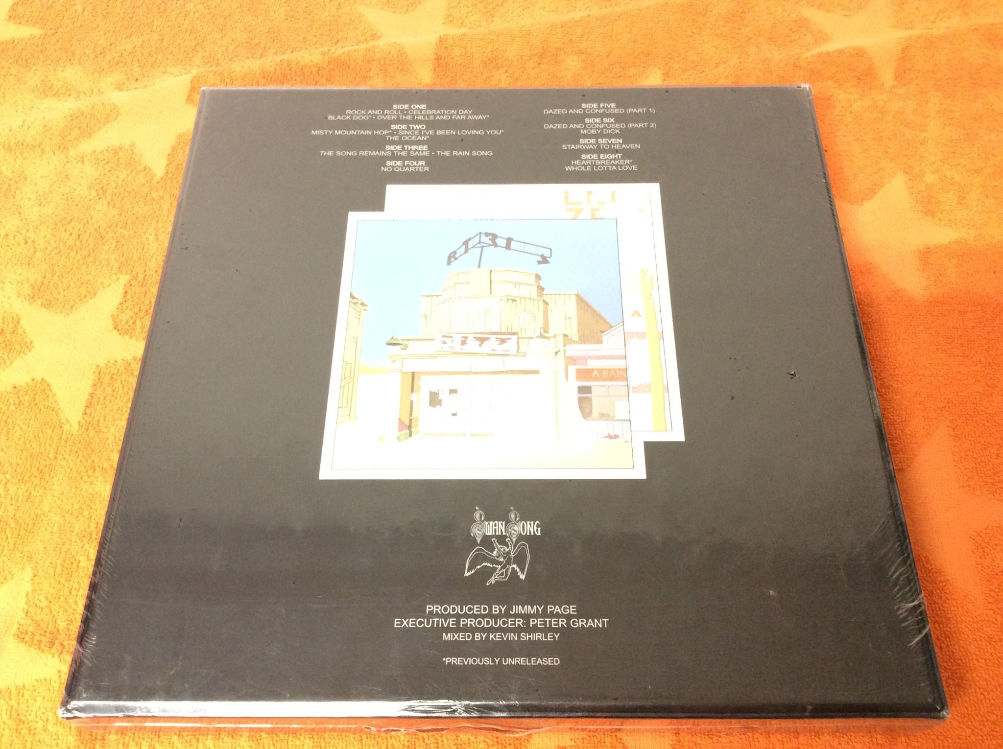 Omslagsbild för skivan LED ZEPPELIN The Song Remains The Same BOX SET 2007 US SWAN SONG R1 357564