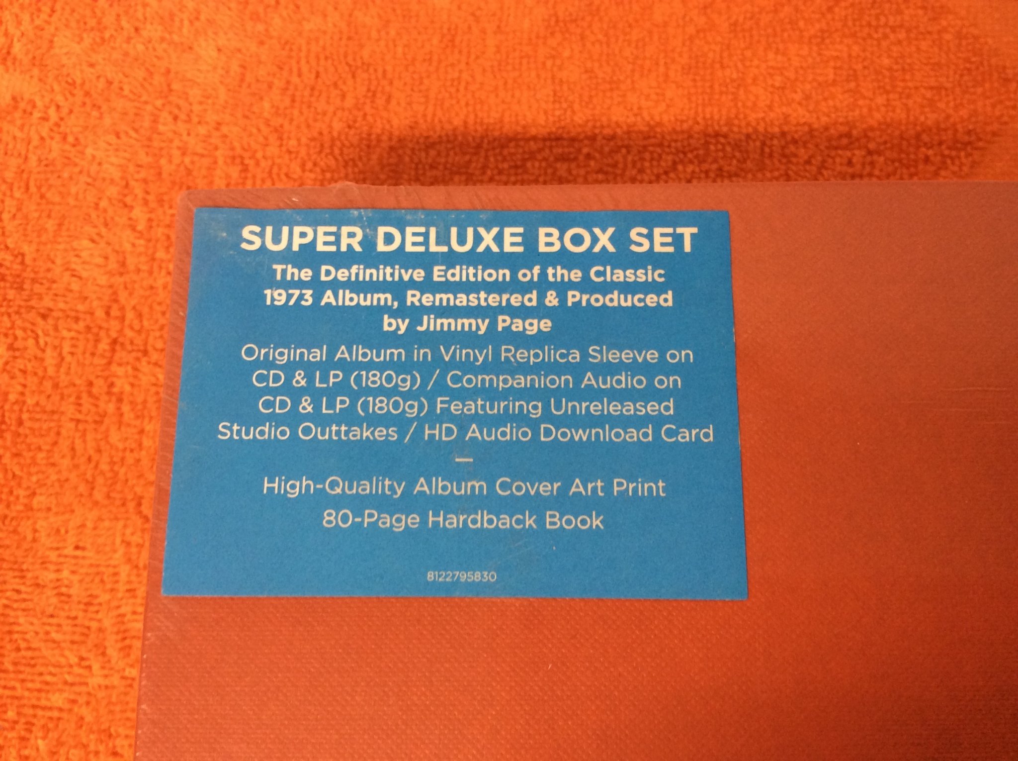 Omslagsbild för skivan LED ZEPPELIN Houses Of The Holy BOX SET 2014  ATLANTIC R2-544300