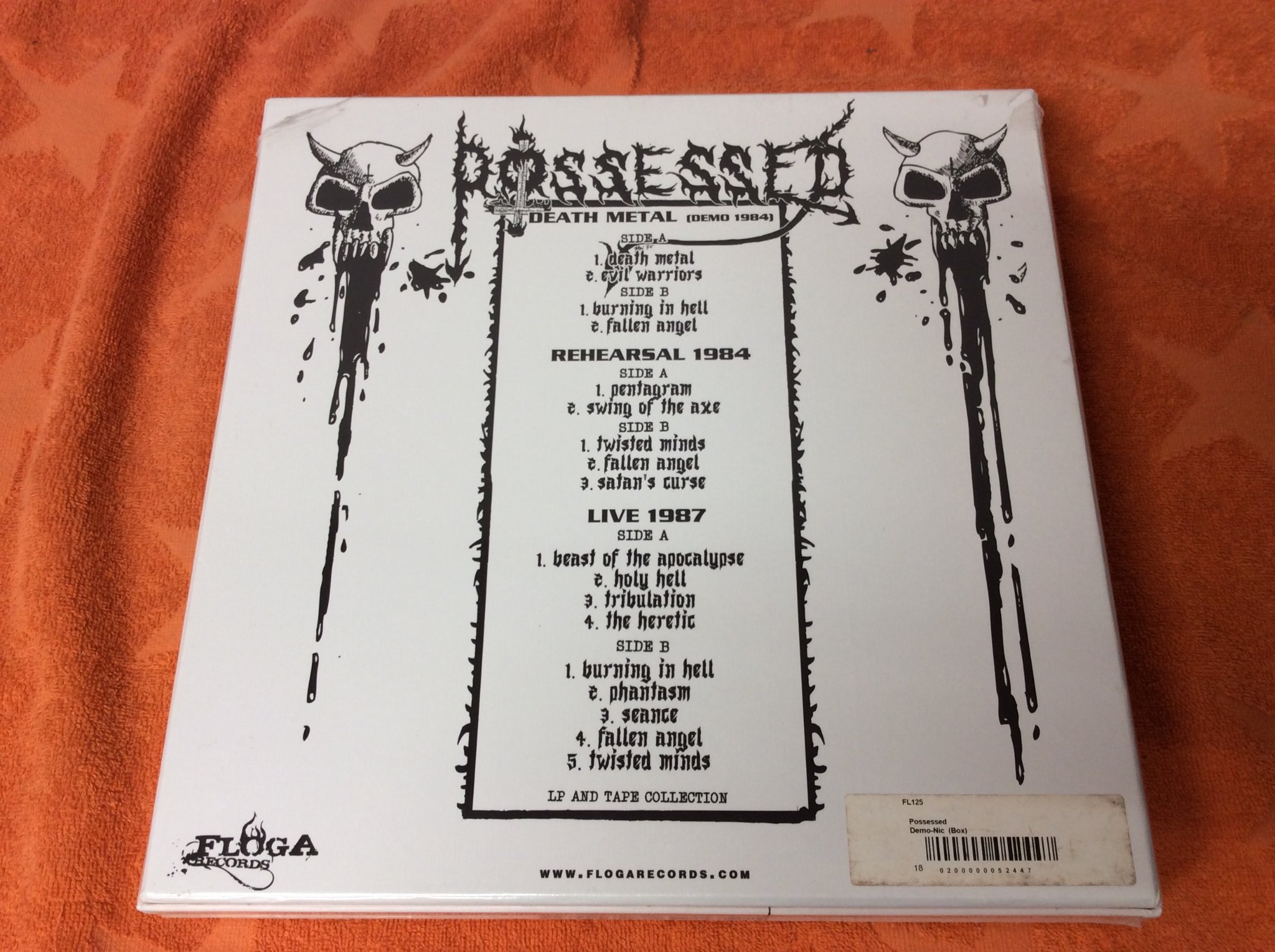 Omslagsbild för skivan POSSESSED Demo-niC BOX SET 2016 Greece FLOGA FL125